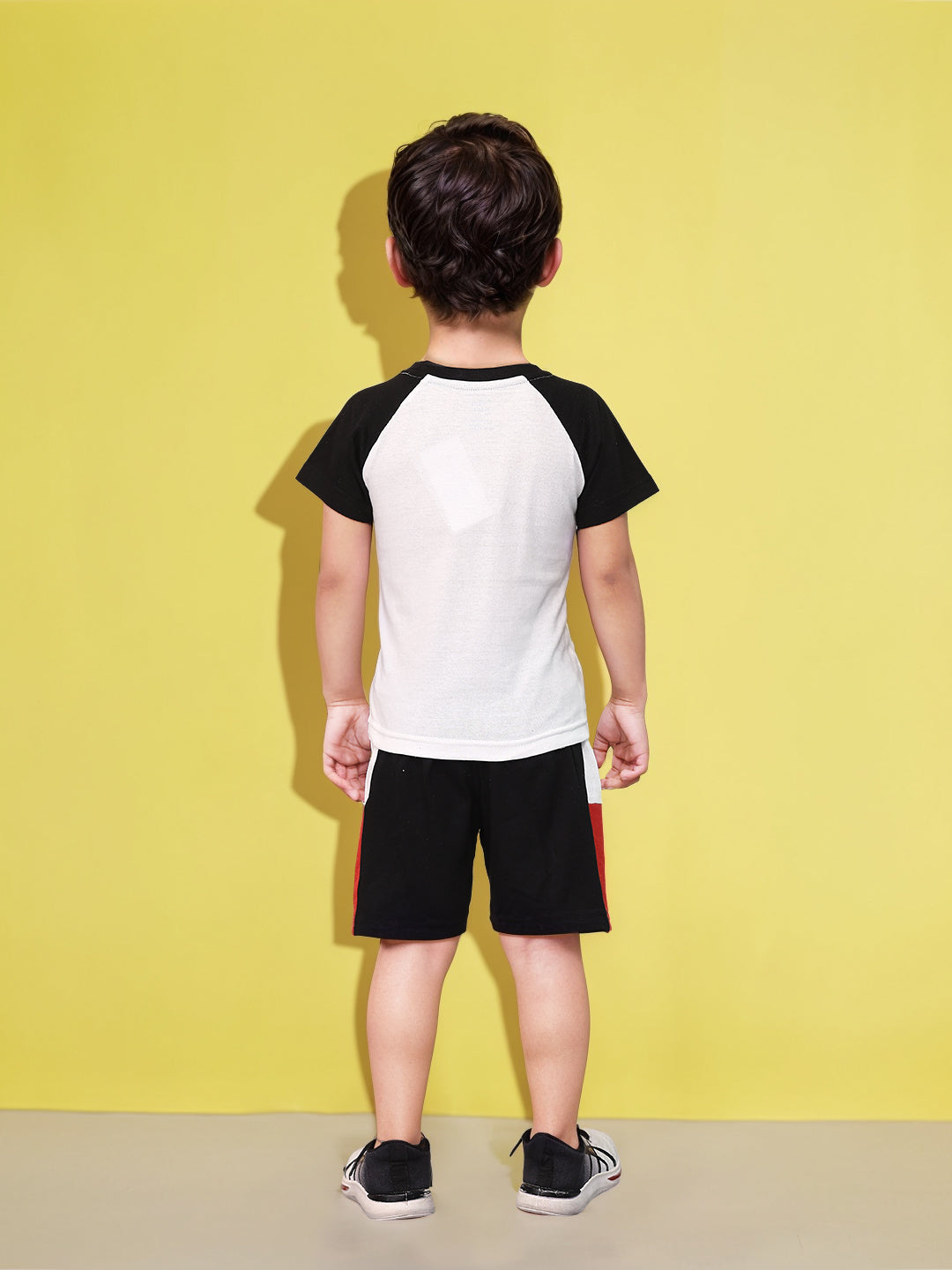Boys' Printed Cotton T-Shirts and Shorts Set