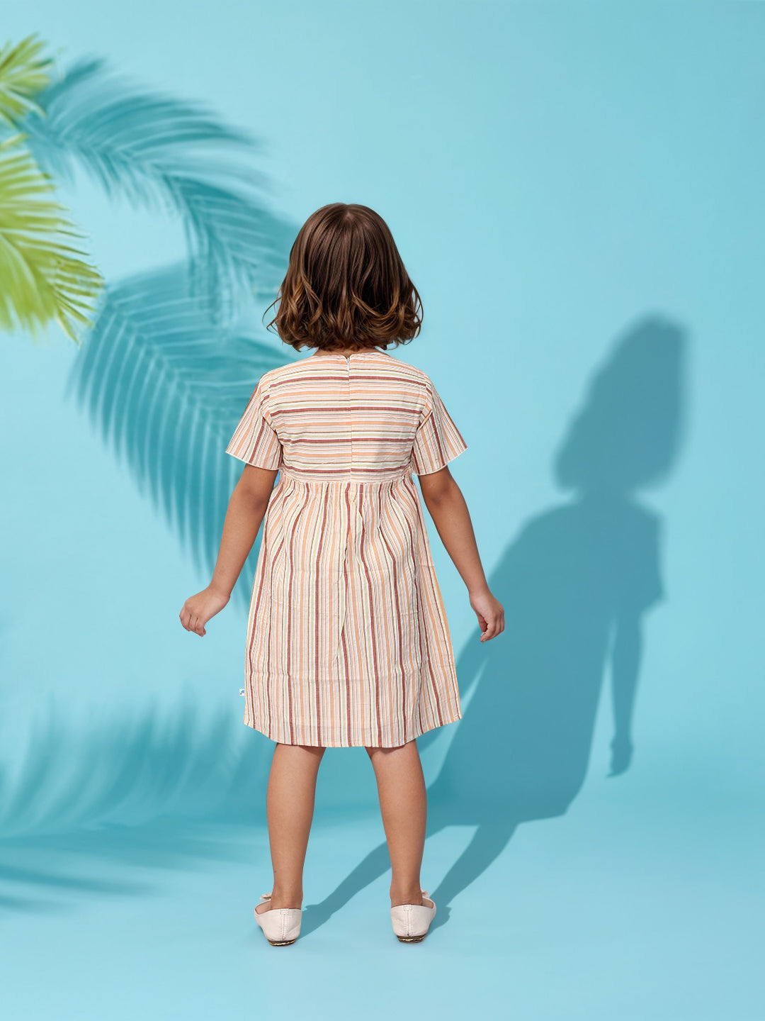 Toonyport Girls Printed Fit & Flare Dress