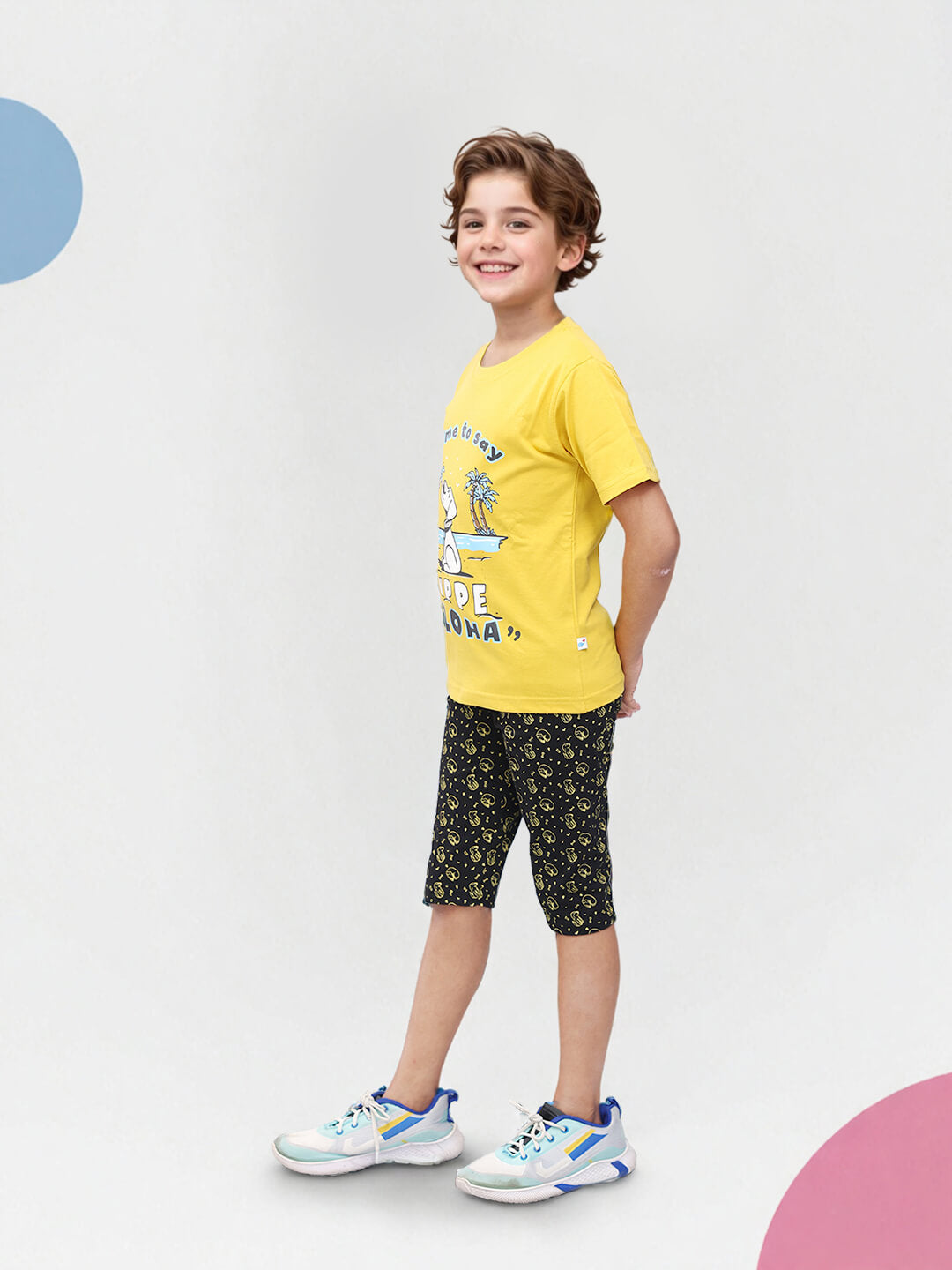 Toonyport Pack Of 2 Pure Cotton Capri Sets