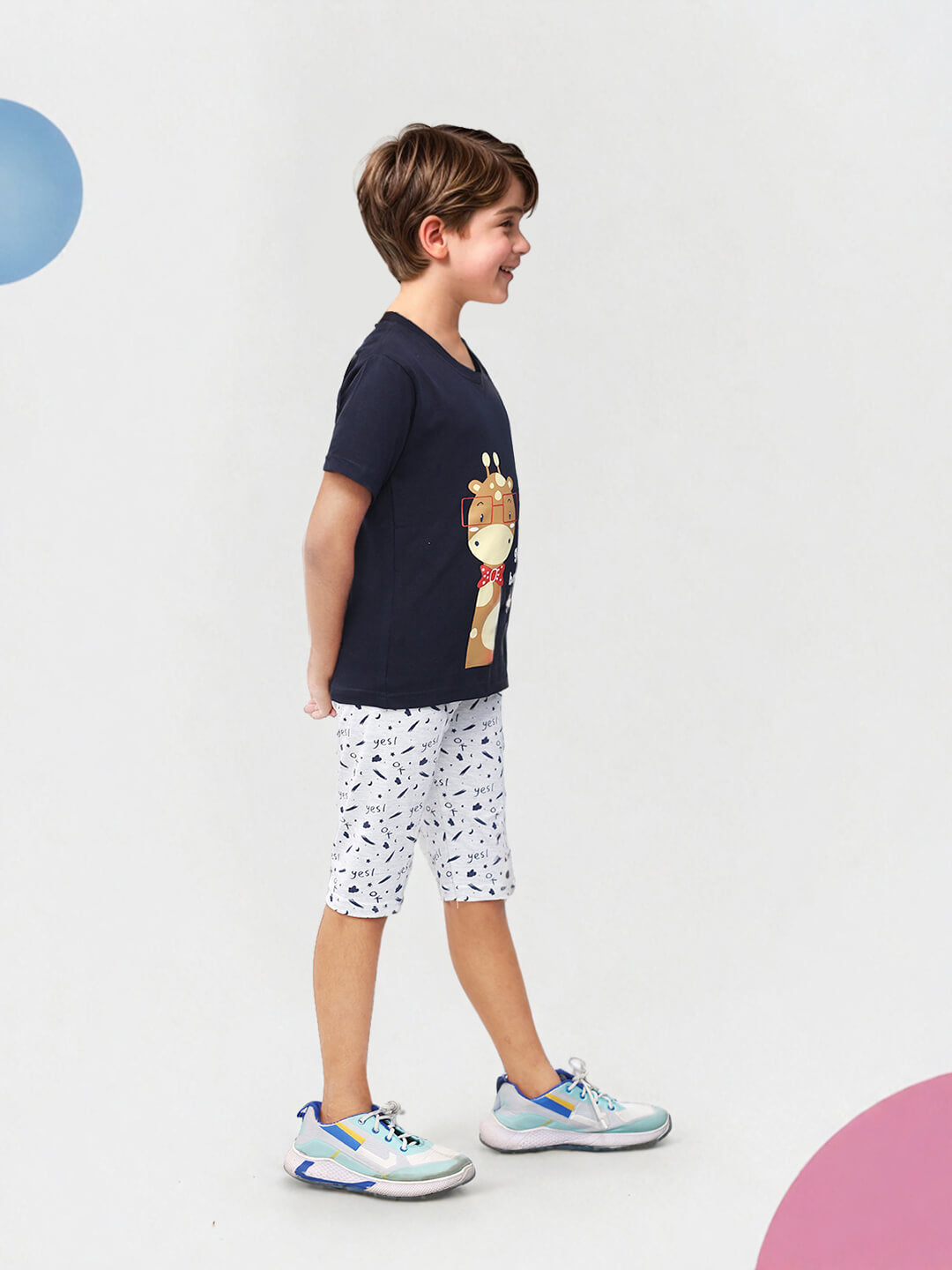 Toonyport Pack Of 2 Pure Cotton Capri Sets