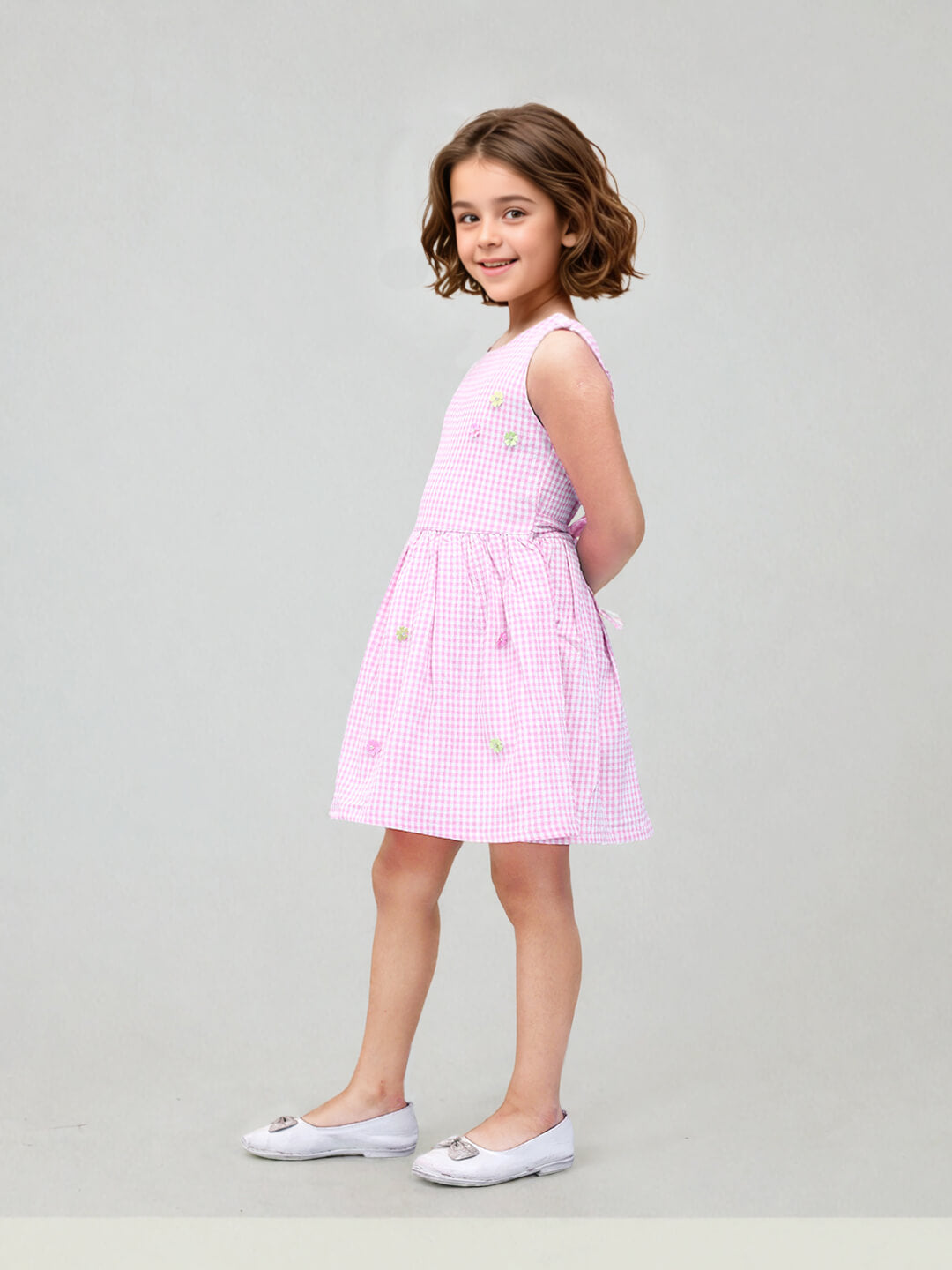 Toonyport Girls Printed Fit & Flare Dress