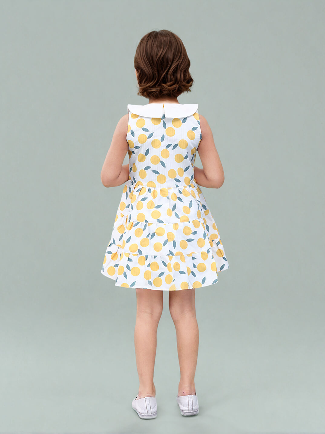 Toonyport Girls Printed Fit & Flare Dress