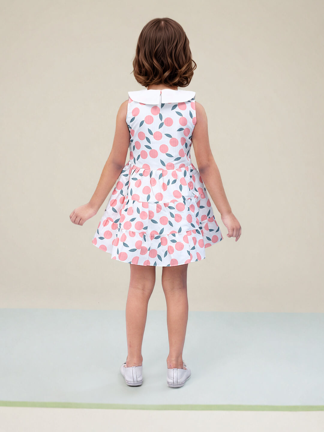 Toonyport Girls Printed Fit & Flare Dress