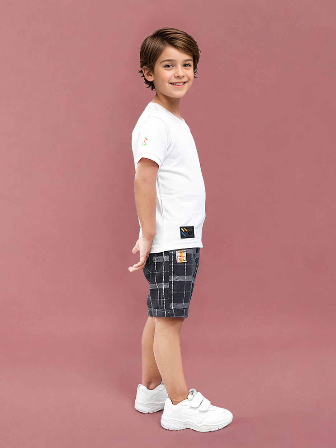 Urban Style: Boys' Cotton Printed Premium Denim Pant Set