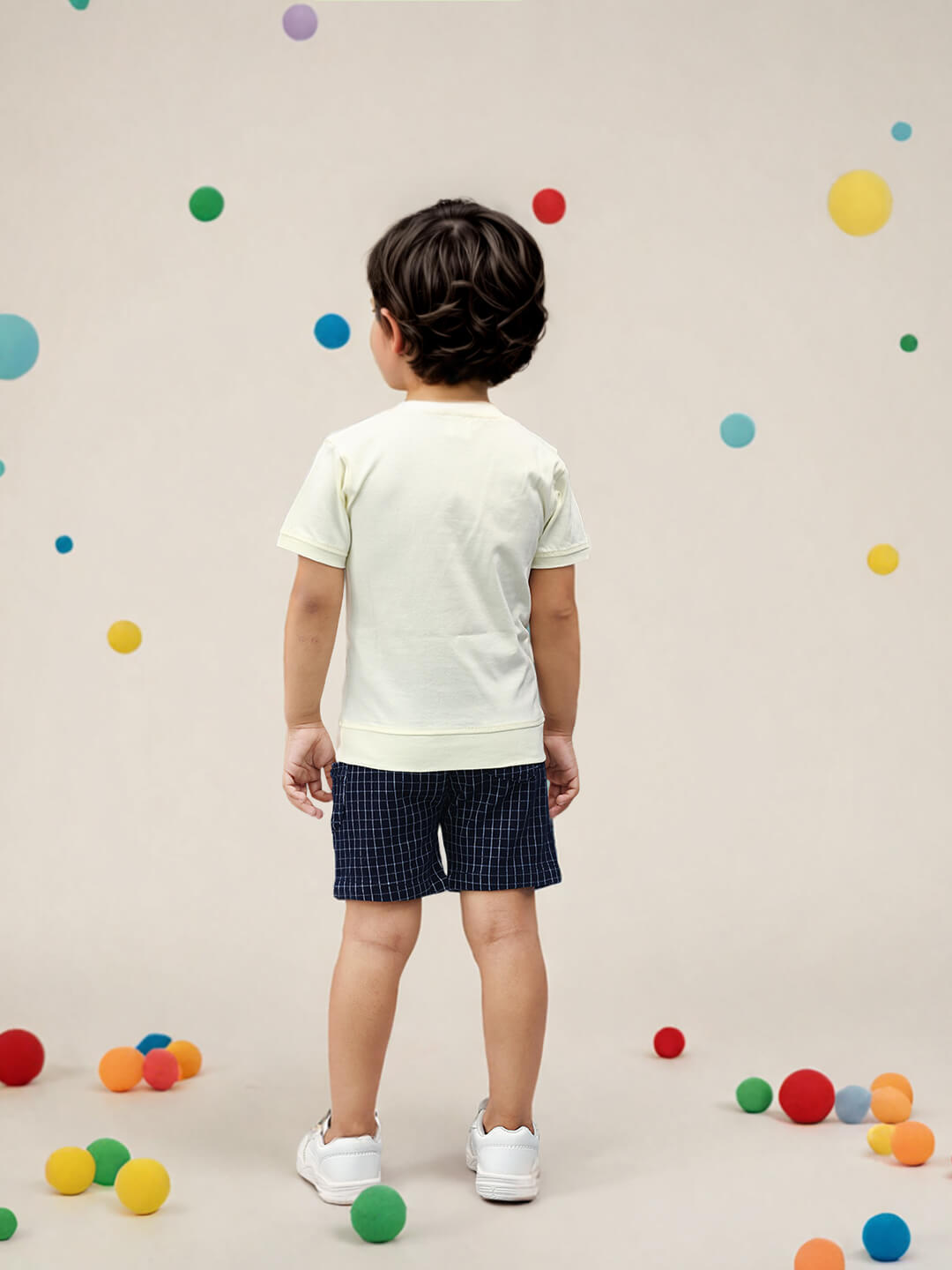 Kickoff Style: Boys' Cotton Printed Premium Denim Pant Set