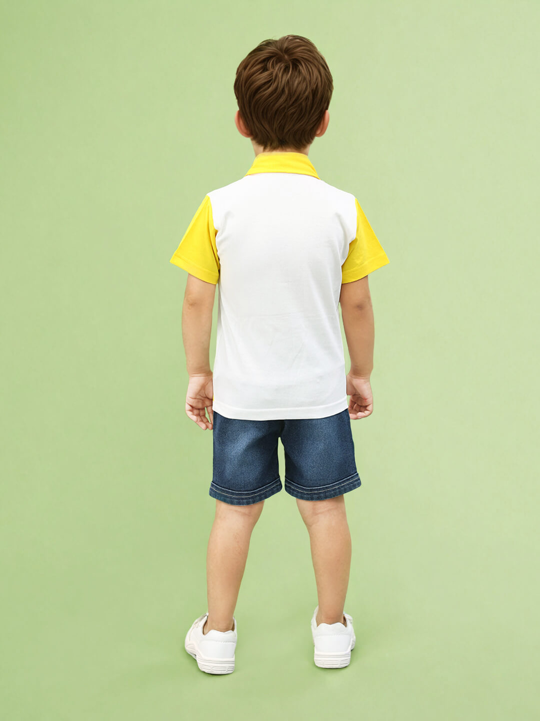 Denim Daze: Boys' Cotton Printed Premium Clothing Set