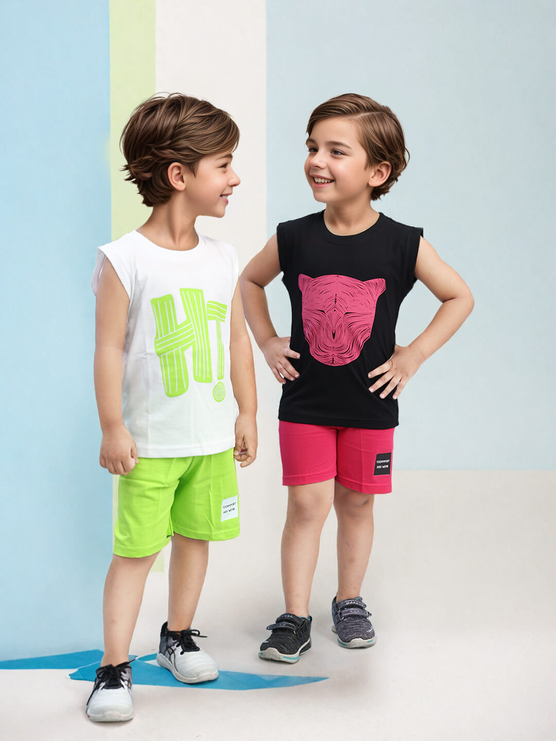 Toonyport Pack Of 2 Pure Cotton Clothing Sets