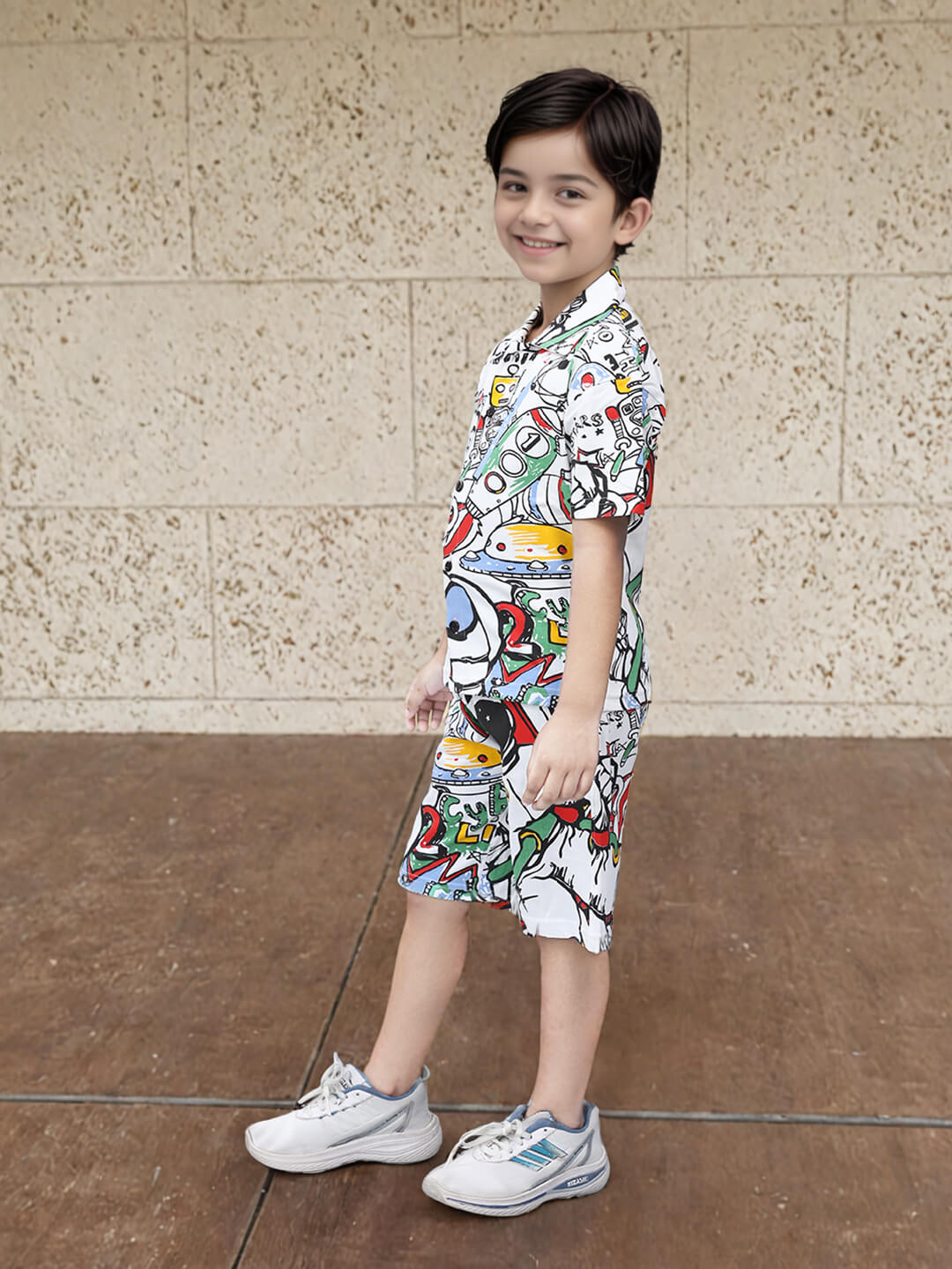 Toonyport Boys' Graphic Printed Clothing Set