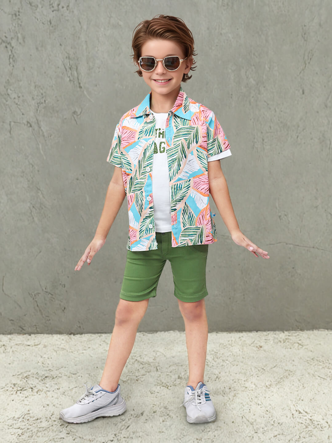 Toonyport Boys': 3-Piece Tropical Print Set