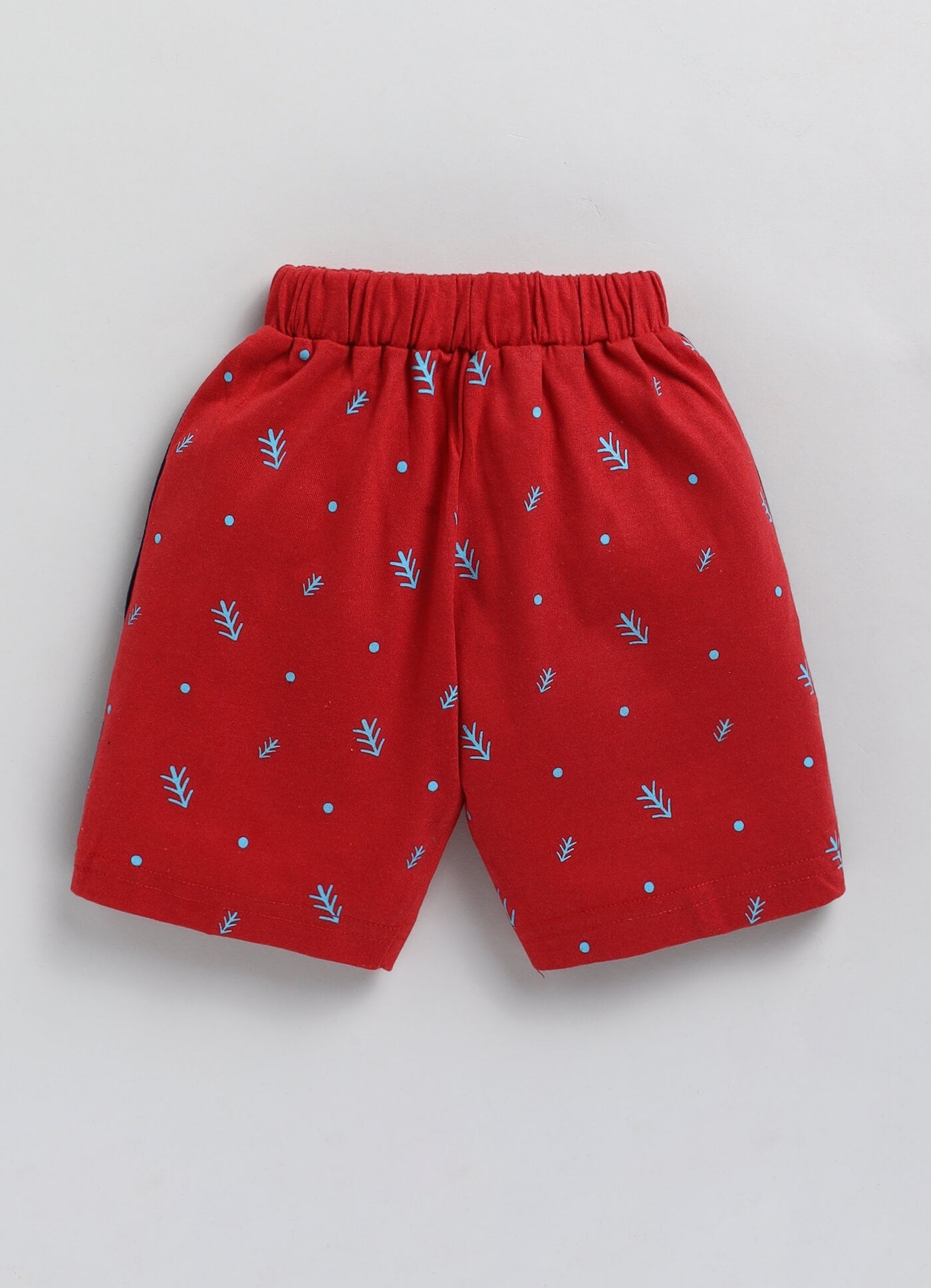 Boys' Printed Cotton T-Shirts and Shorts Set
