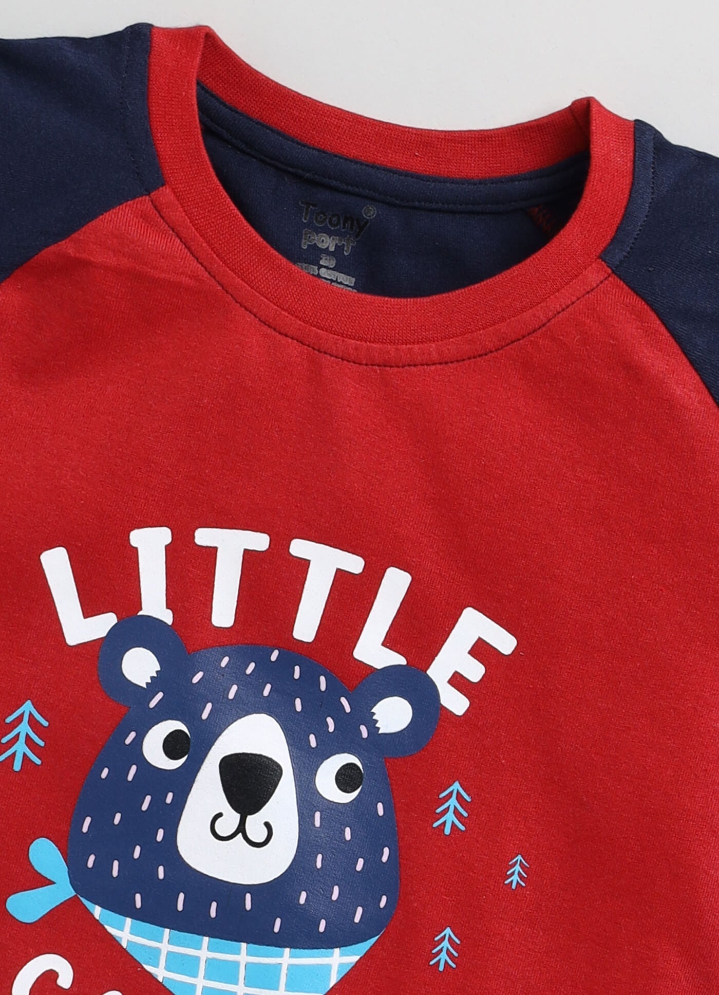 Boys' Printed Cotton T-Shirts and Shorts Set