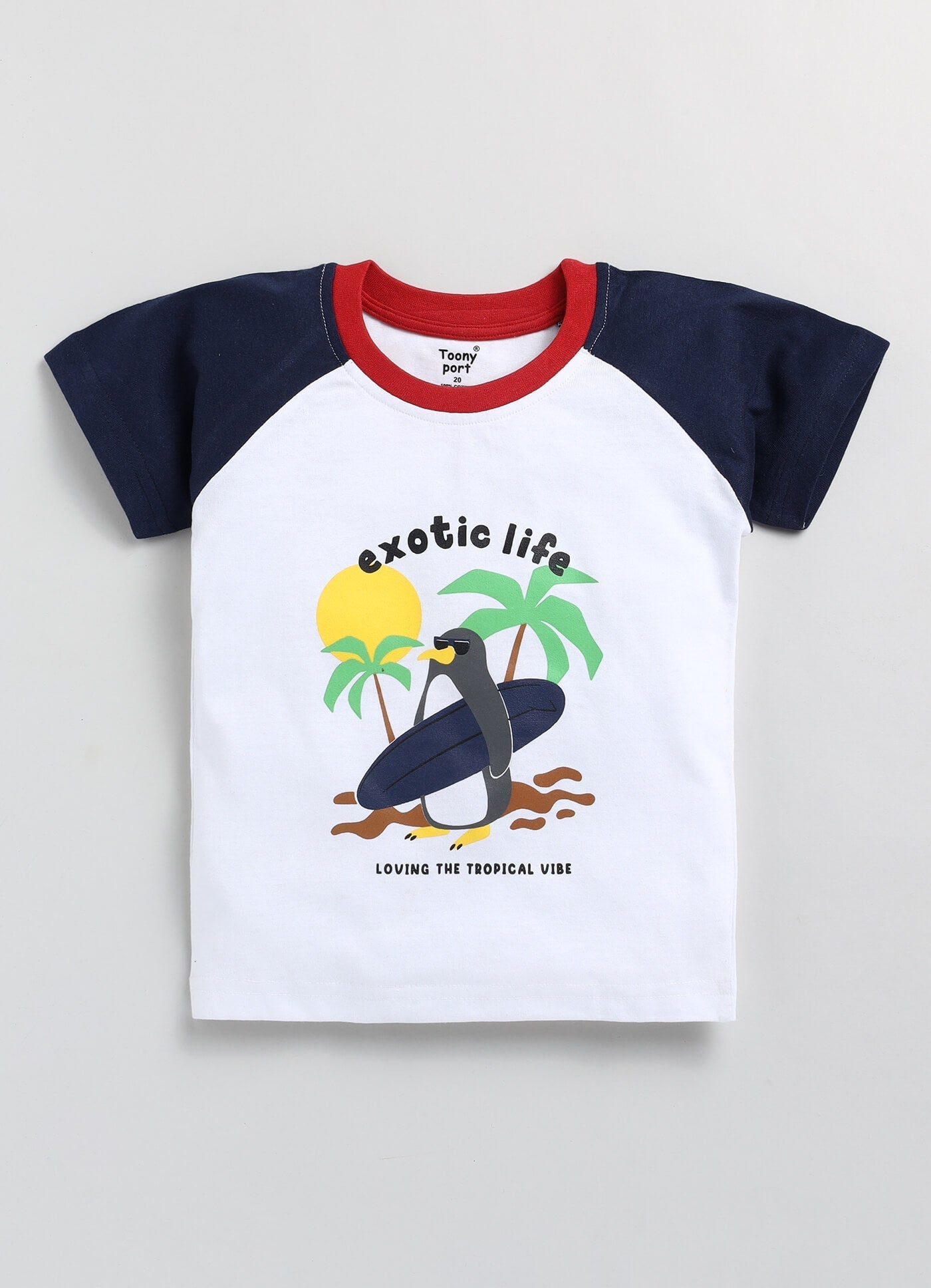 Boys' Printed Cotton T-Shirts and Shorts Set