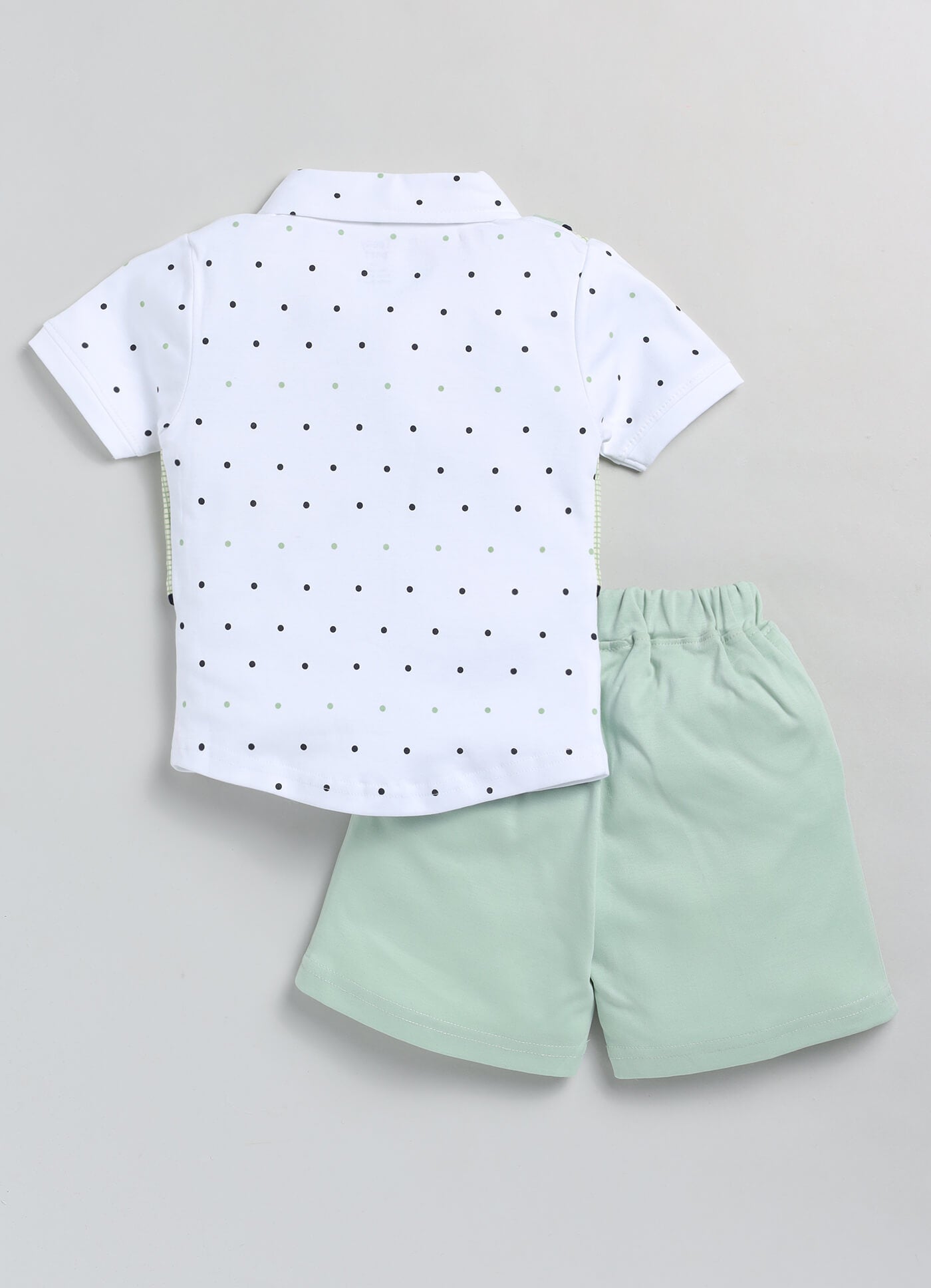 100% Cotton Shirt & Short Sets For Infants