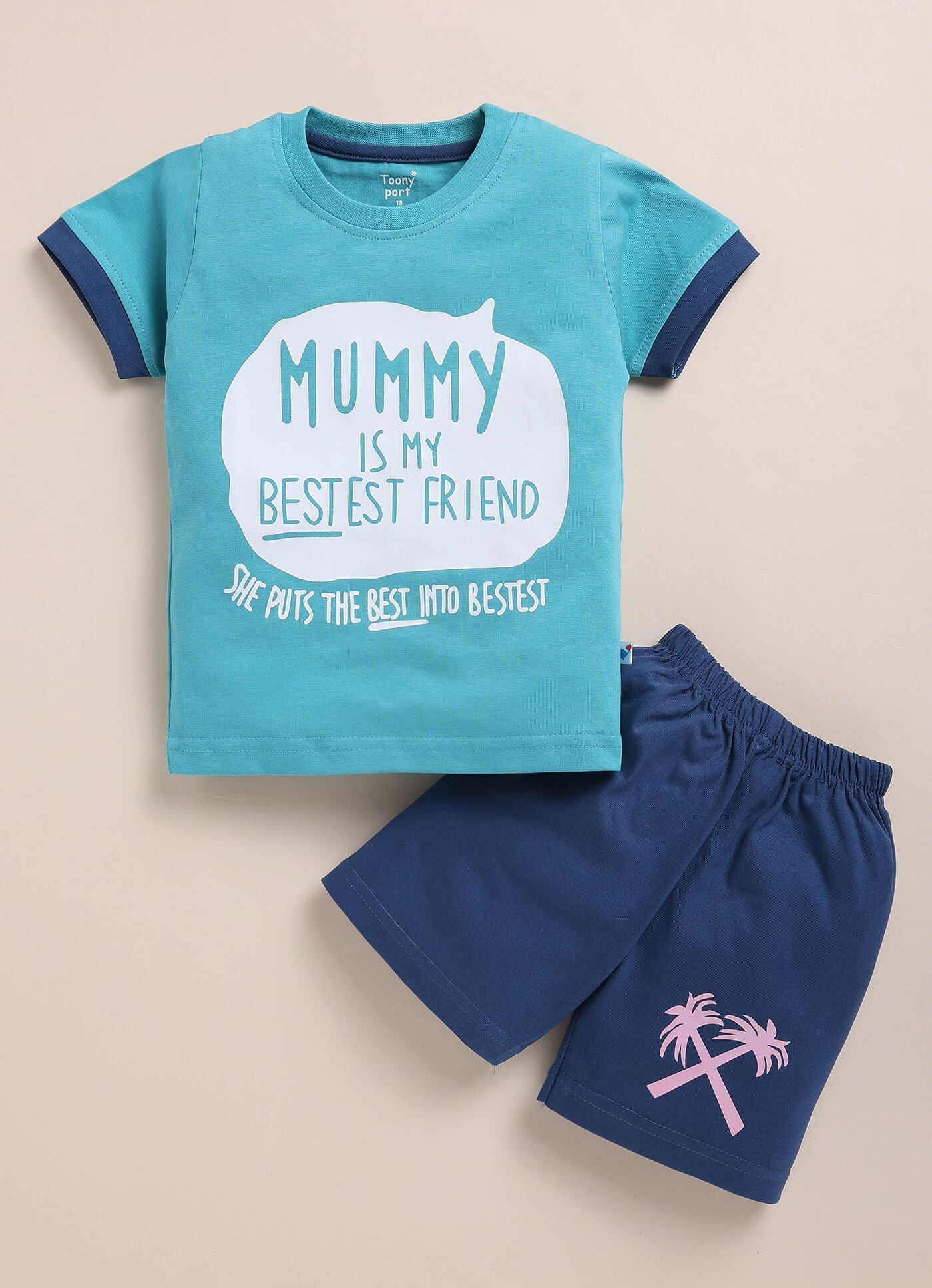 Toonyport Pack Of 2 Pure Cotton Clothing Sets