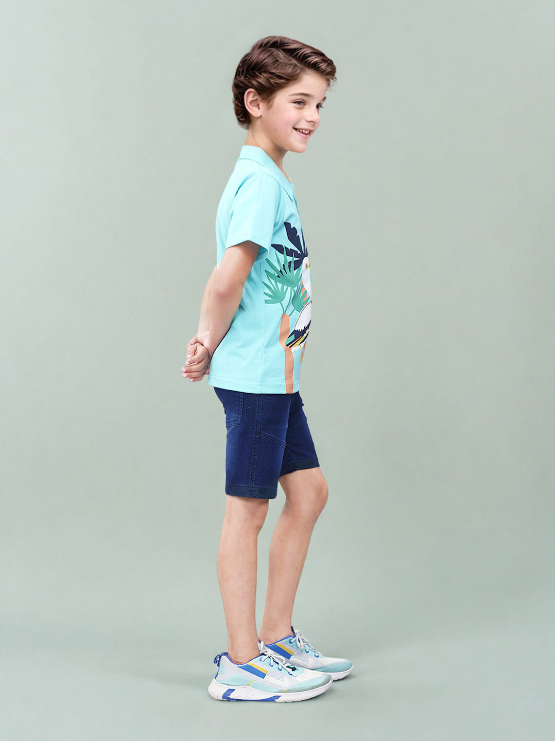 Toonyport Boys' Bird Printed Clothing Set