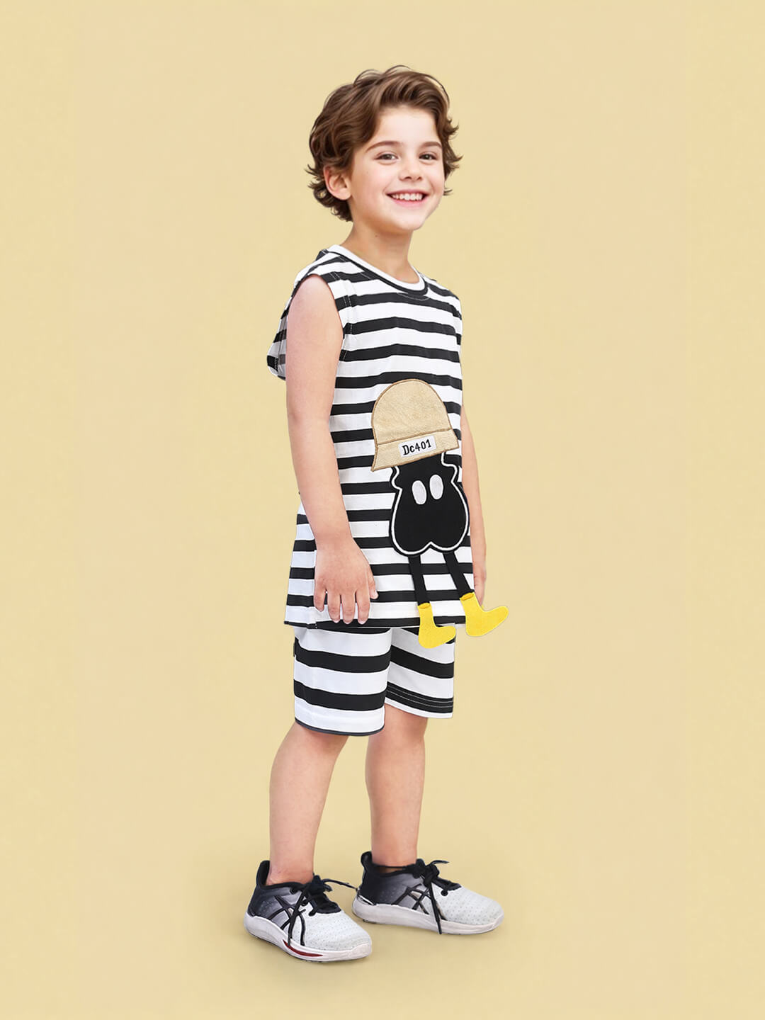 Toonyport Printed Sleeveless Cotton Clothing Sets