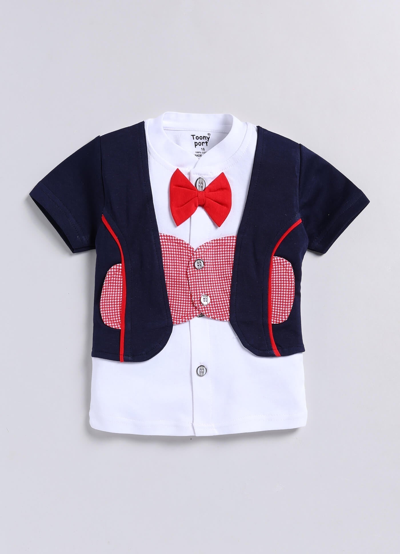 100% Cotton Shirt & Short Sets For Infants