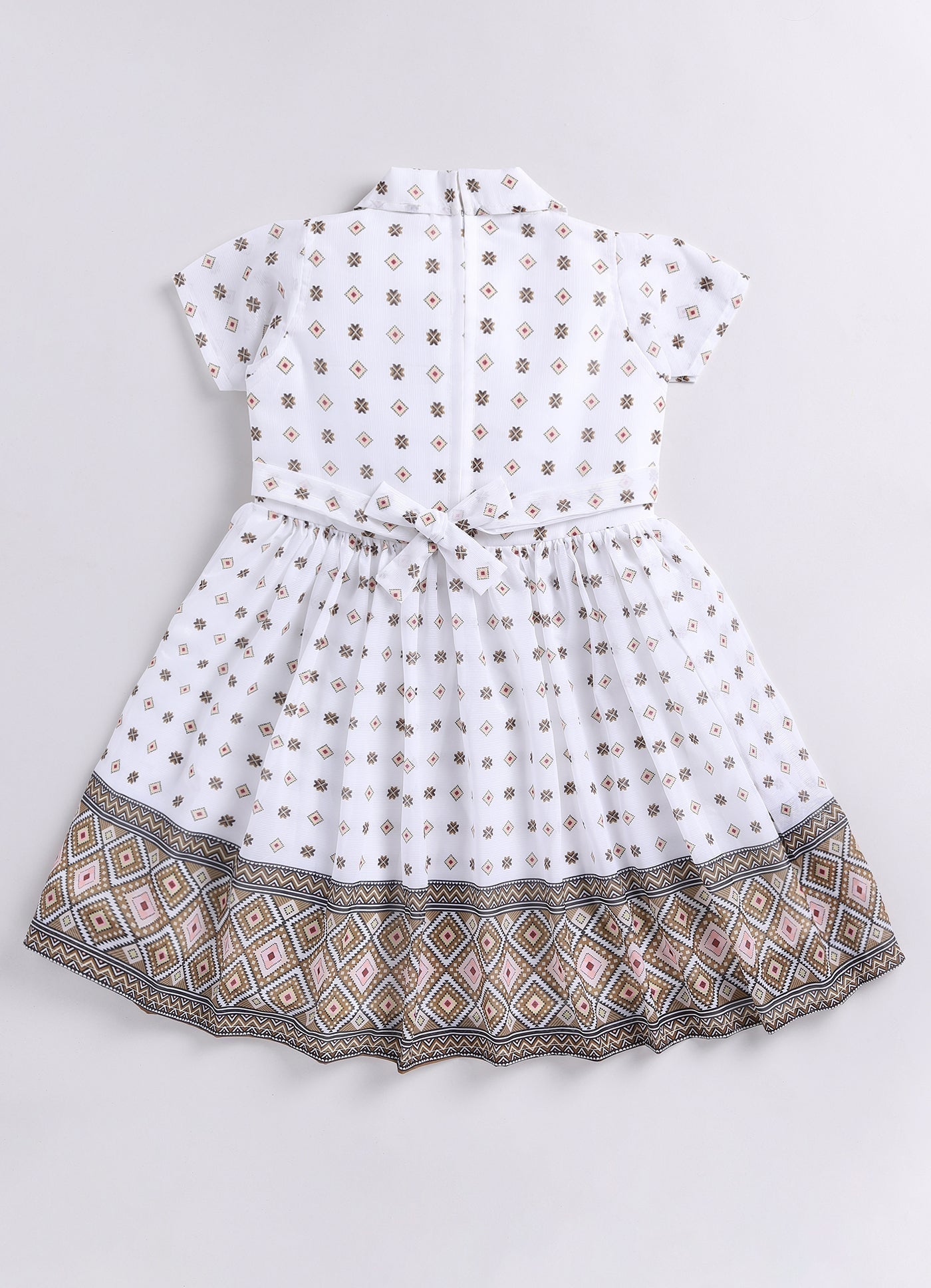 Toonyport Girls Embellished Fit & Flare Dress