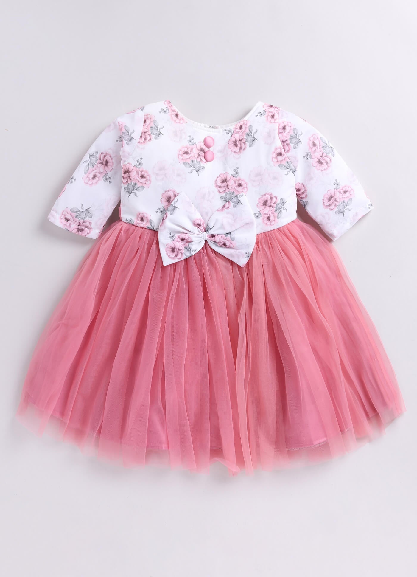 Toonyport Girls Printed Fit & Flare Dress