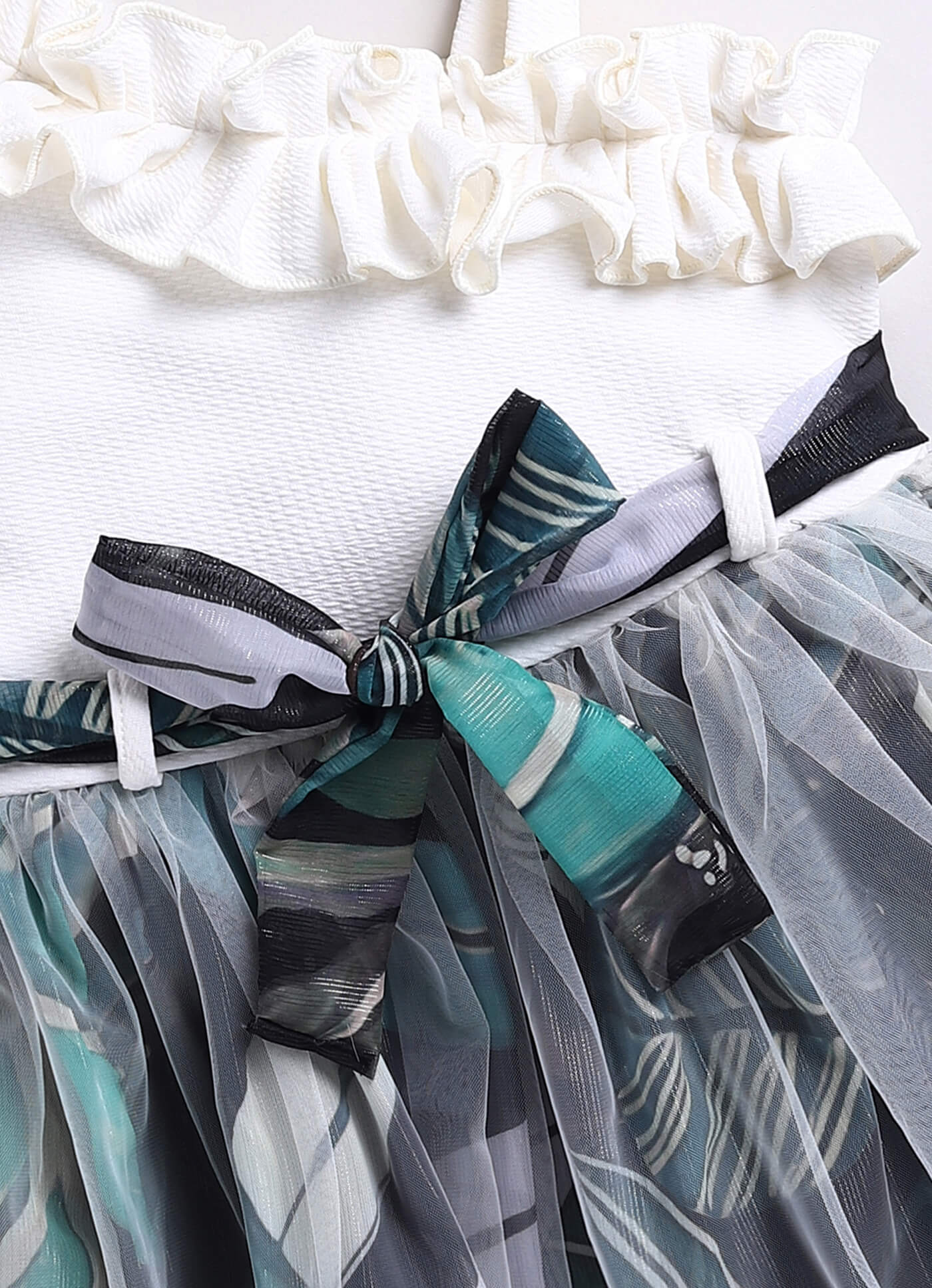 Toonyport Girls Embellished Fit & Flare Dress