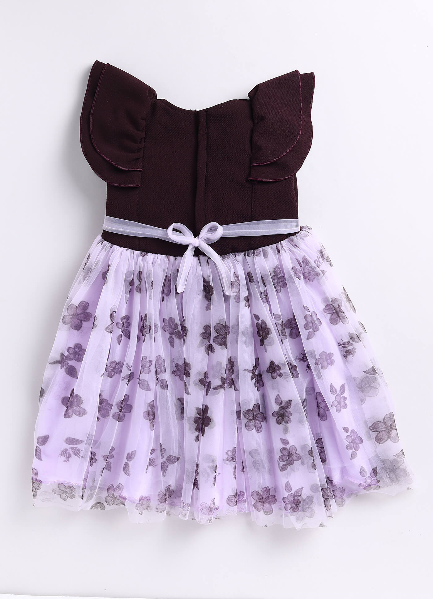 Toonyport Girls Printed Fit & Flare Dress