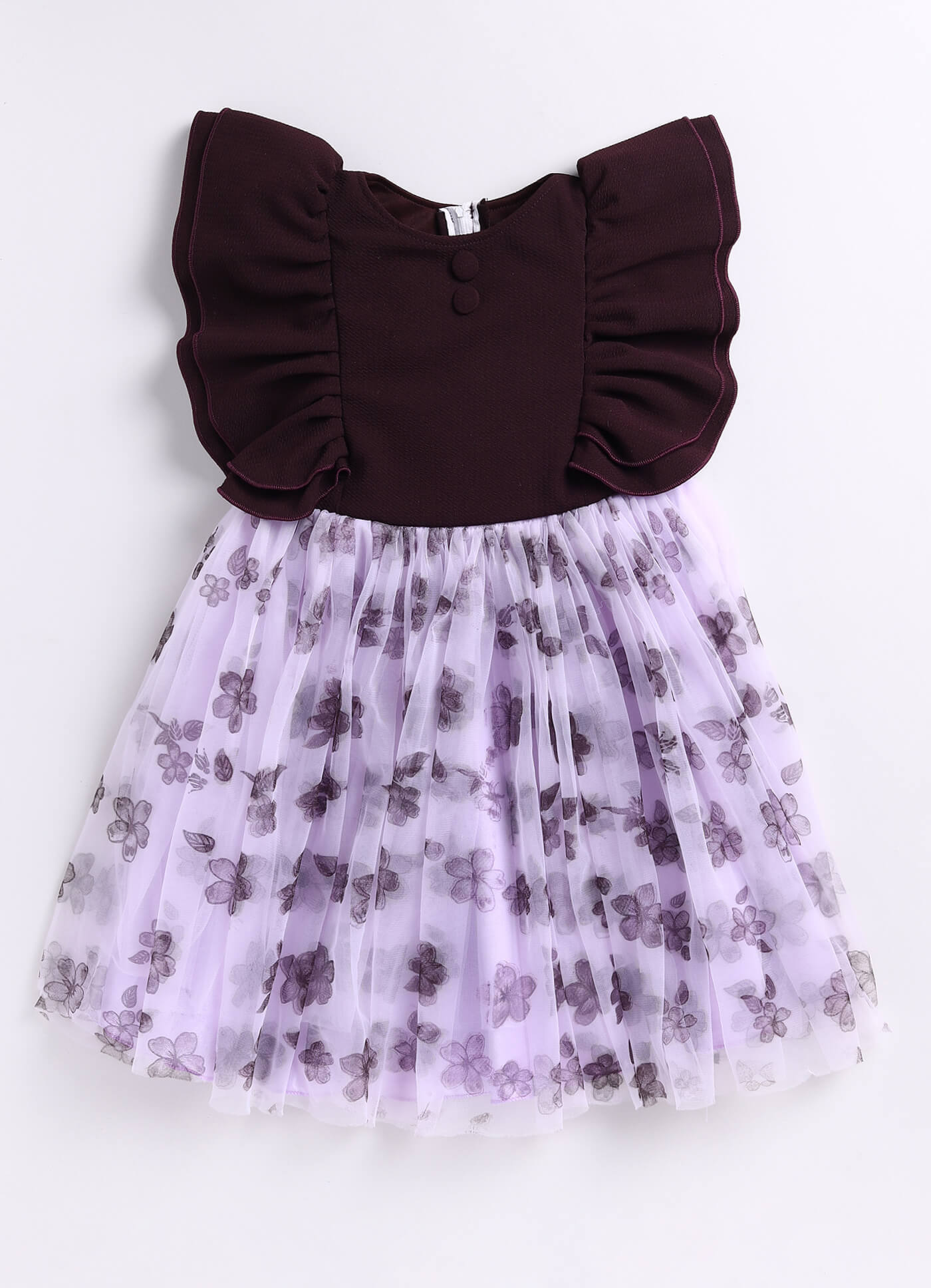 Toonyport Girls Printed Fit & Flare Dress