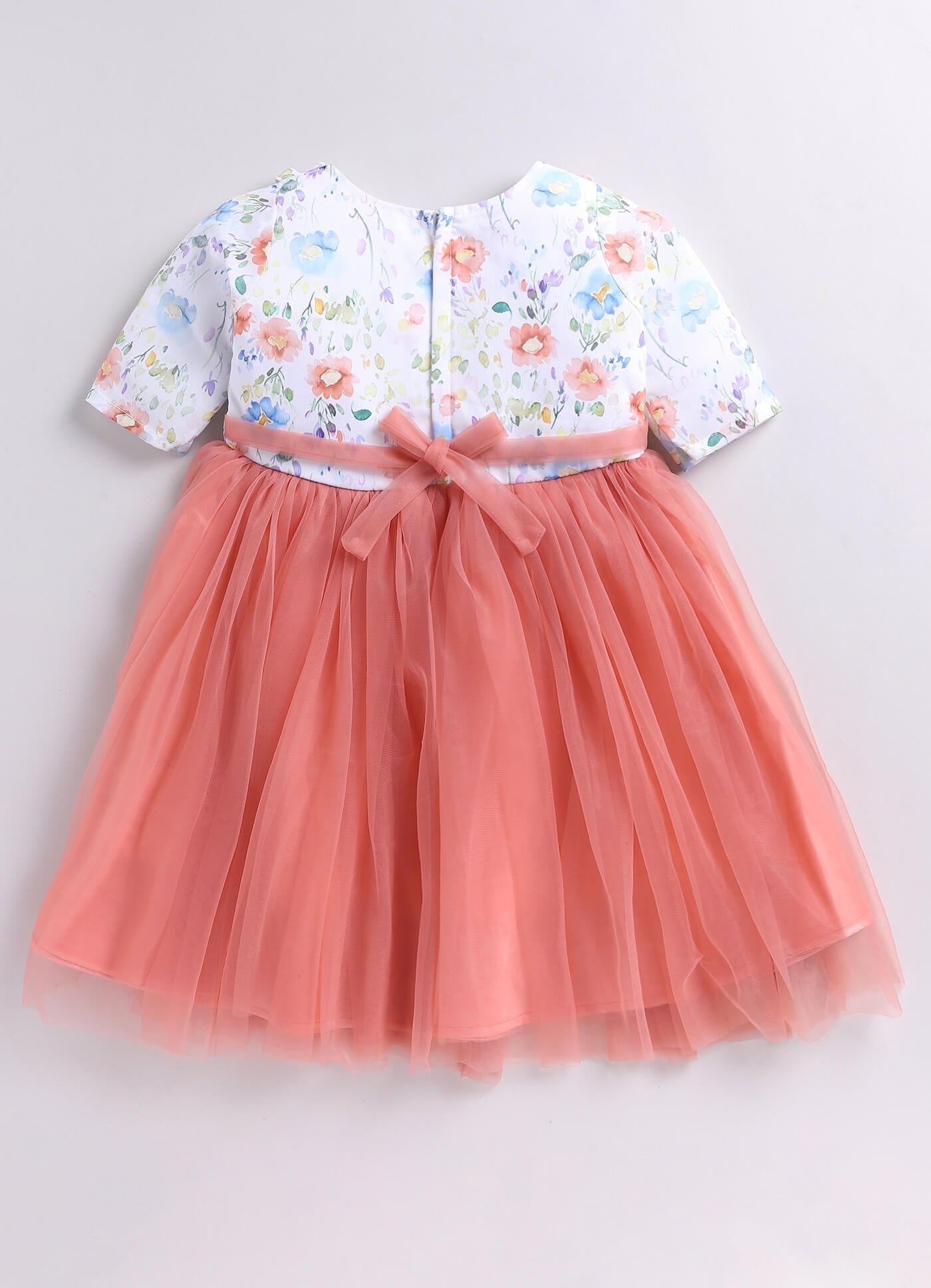 Toonyport Girls Printed Fit & Flare Dress