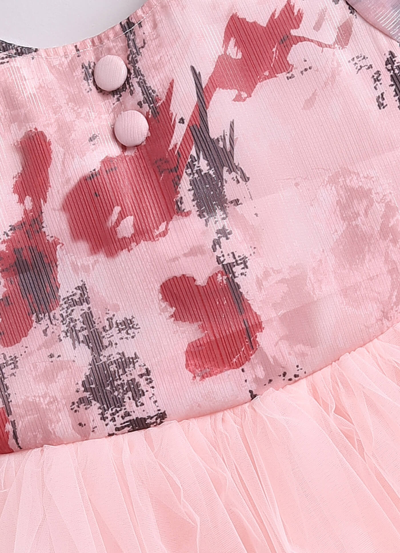 Toonyport Girls Printed Fit & Flare Dress