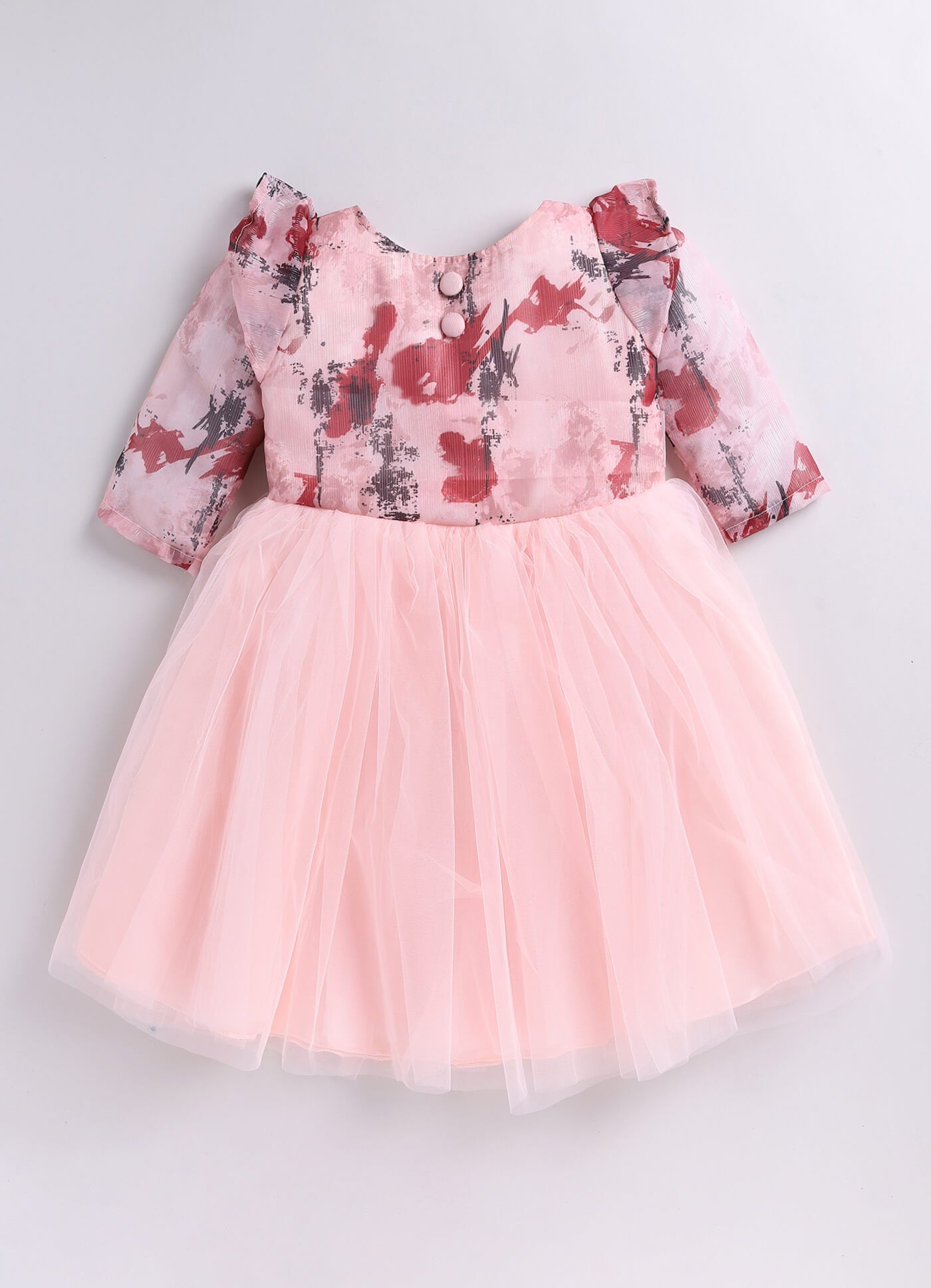 Toonyport Girls Printed Fit & Flare Dress