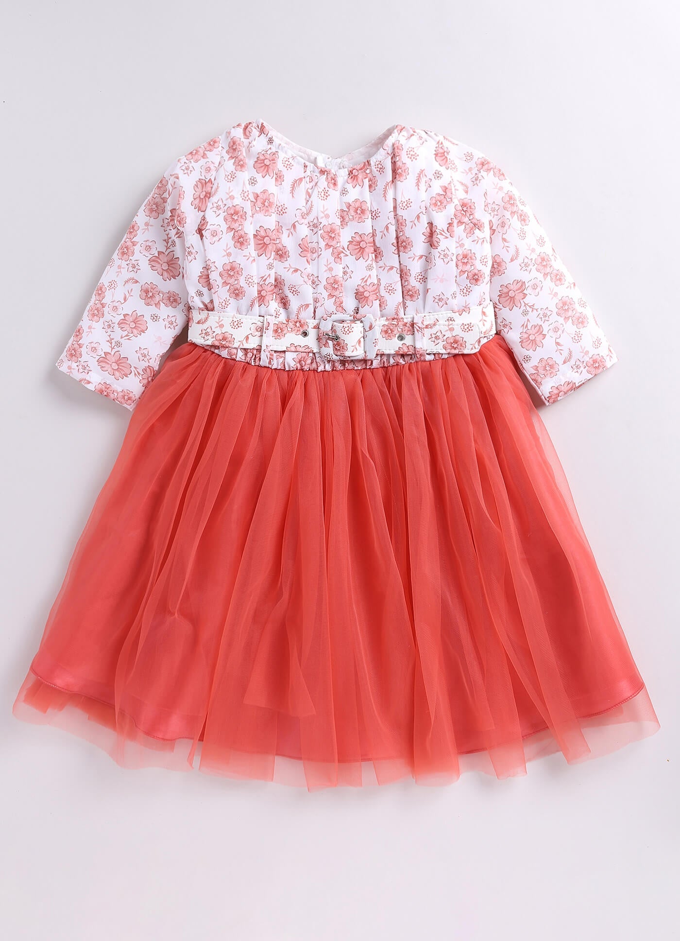 Toonyport Girls Printed Fit & Flare Dress