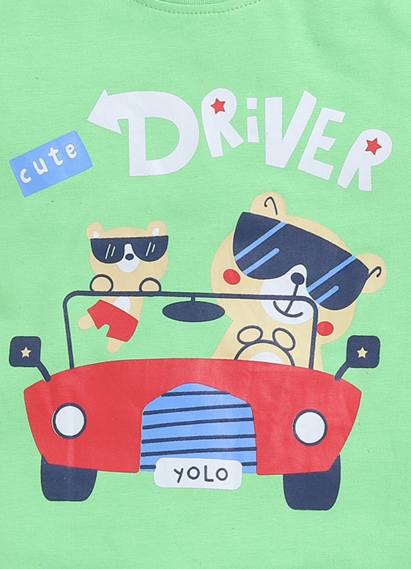 Boys Pack Of 2 Printed Pure Cotton T-shirt with Short Sets