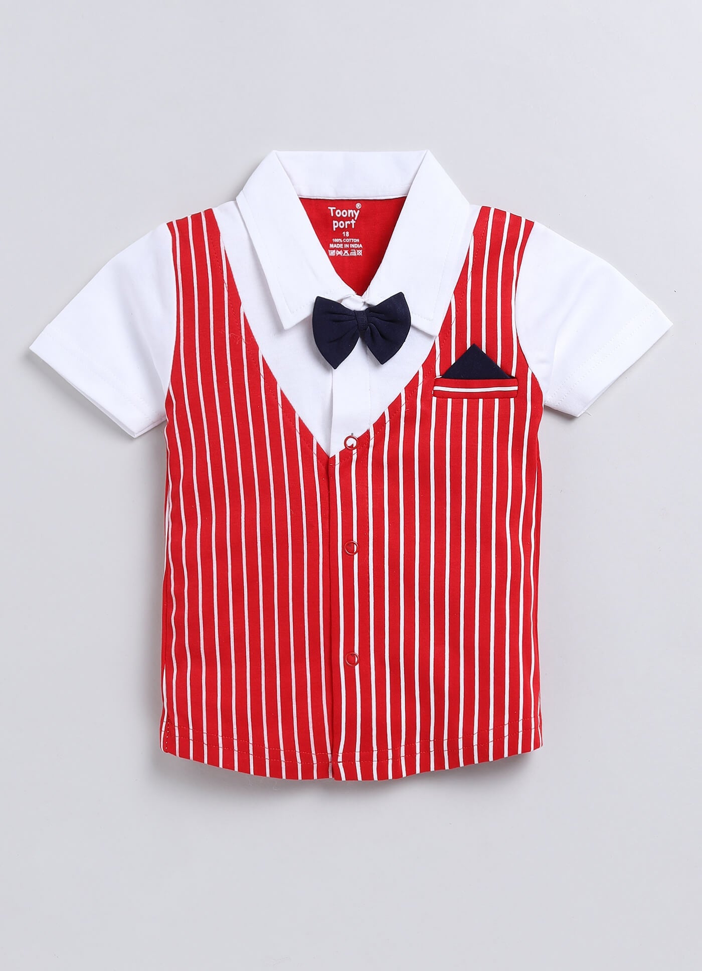 100% Cotton Shirt & Short Sets For Infants