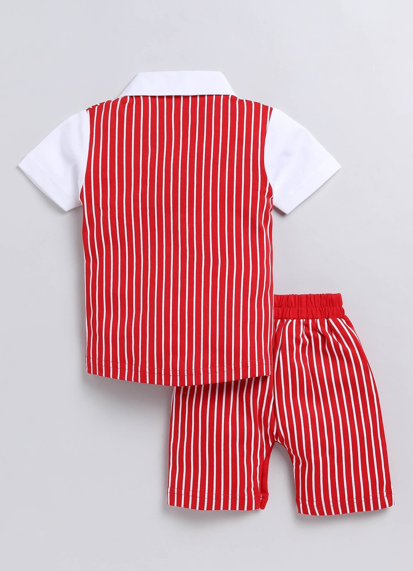 100% Cotton Shirt & Short Sets For Infants