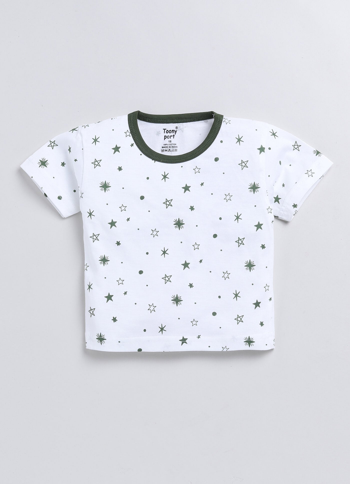 100% Cotton Shirt & Short Sets For Infants