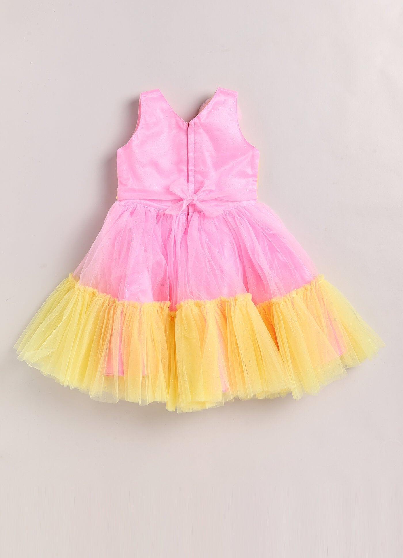 Toonyport Girls Layered Fit & Flare Dress