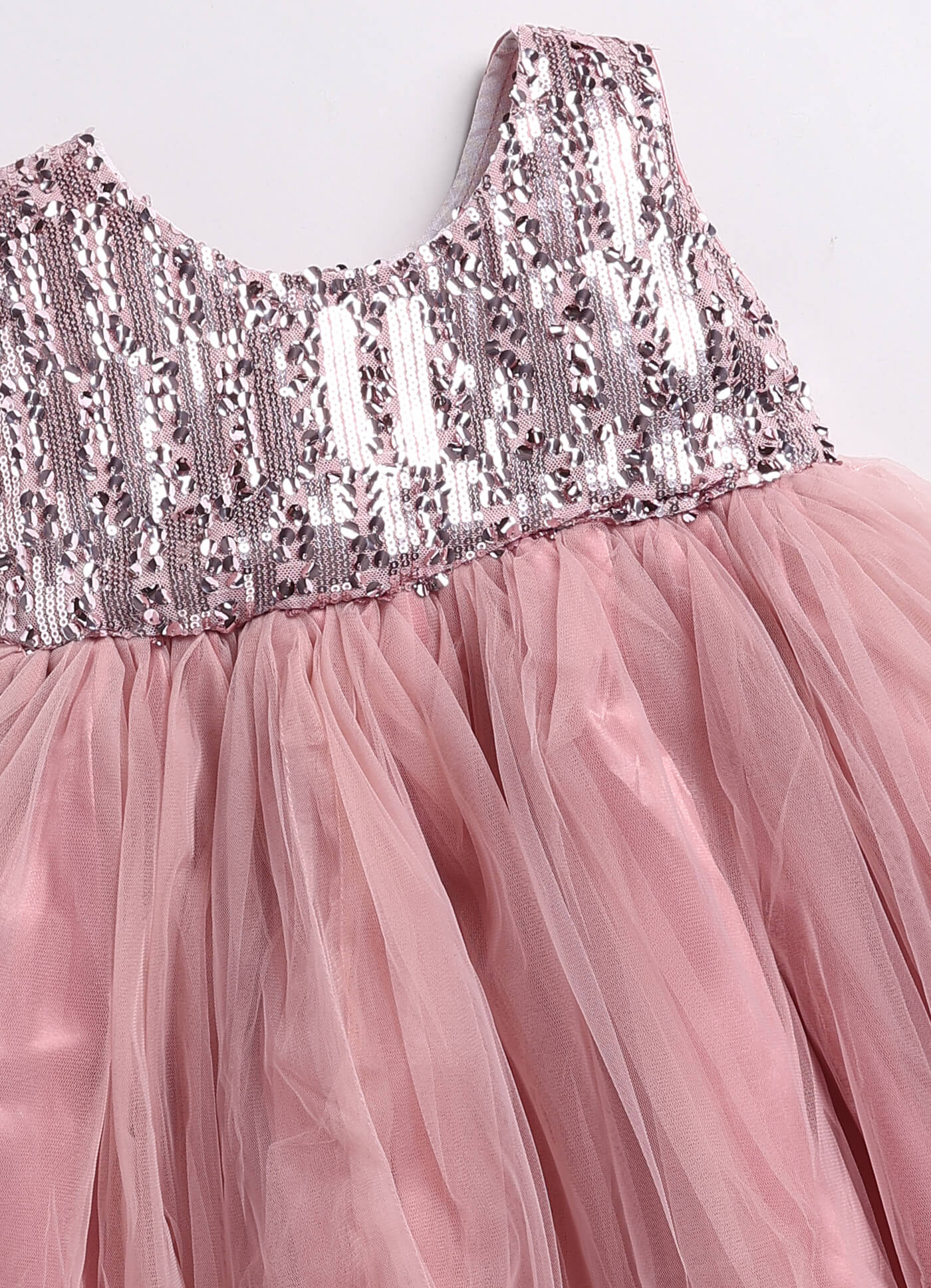 Toonyport Girls Embellished Fit & Flare Dress