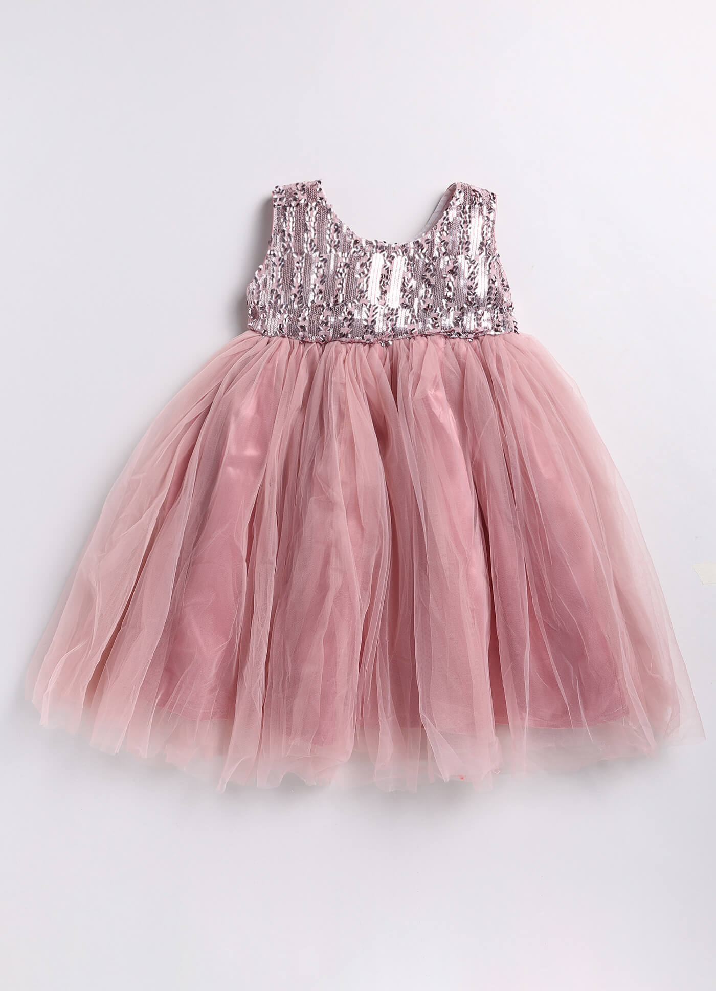 Toonyport Girls Embellished Fit & Flare Dress