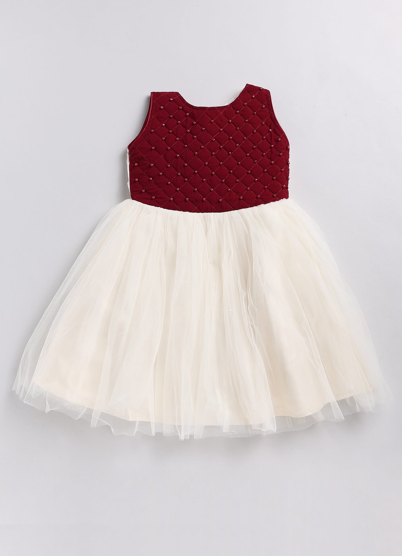 Toonyport Girls Embellished Fit & Flare Dress