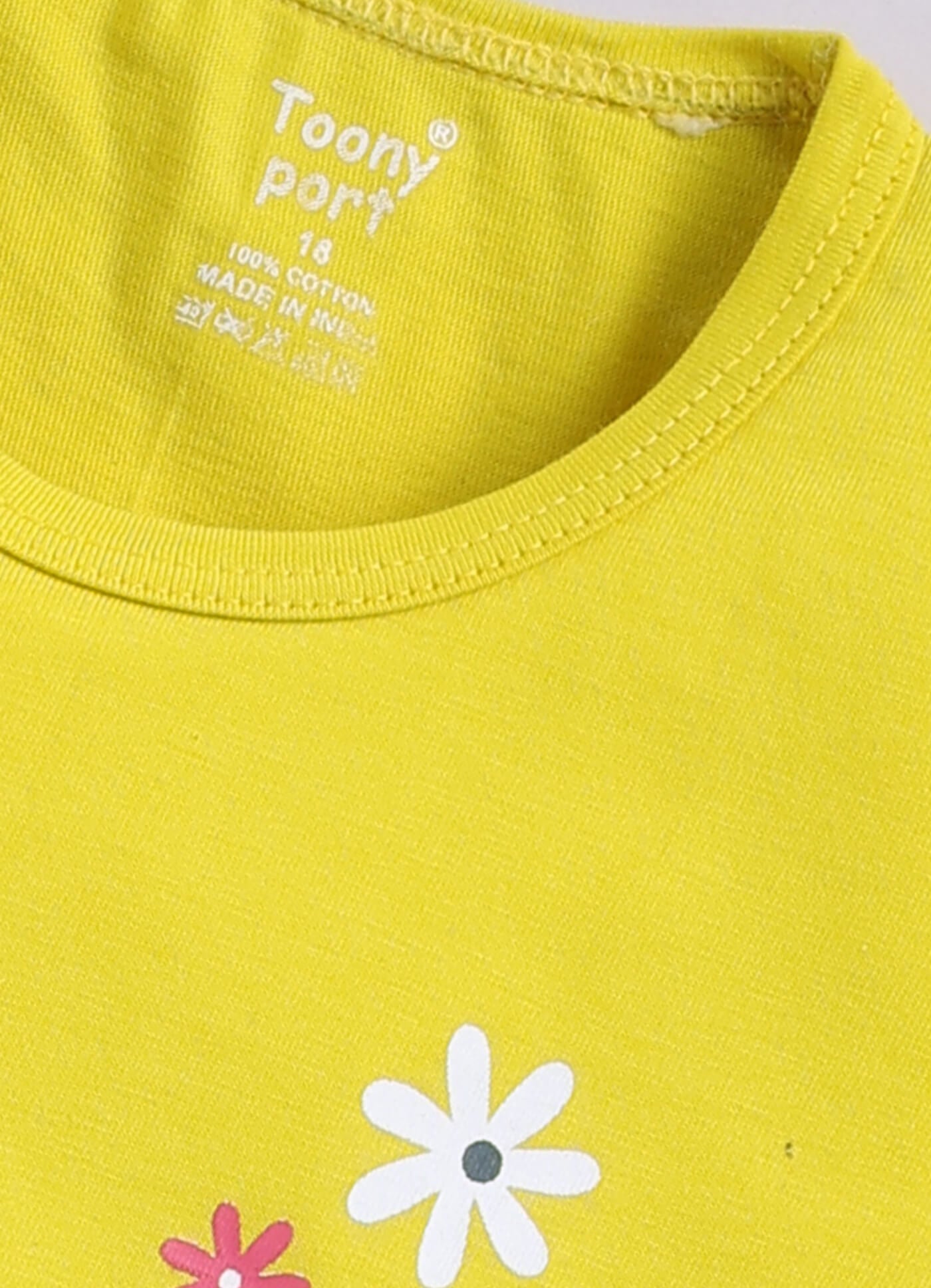 Toonyport Cotton Printed A-line Frocks For Girs