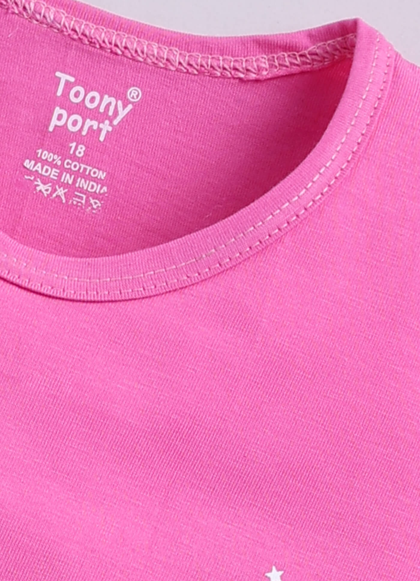 Toonyport Cotton Printed A-line Frocks For Girs