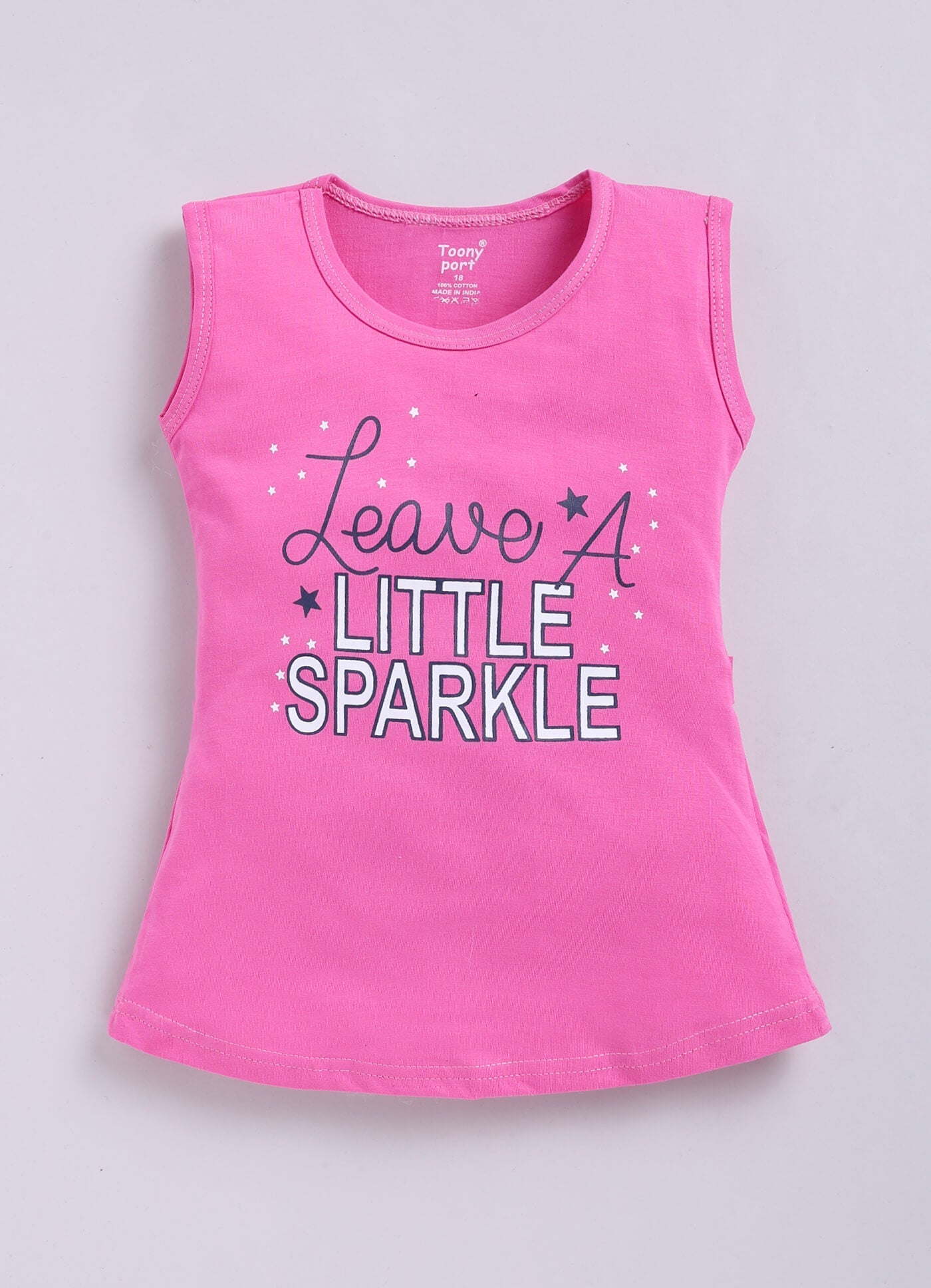 Toonyport Cotton Printed A-line Frocks For Girs