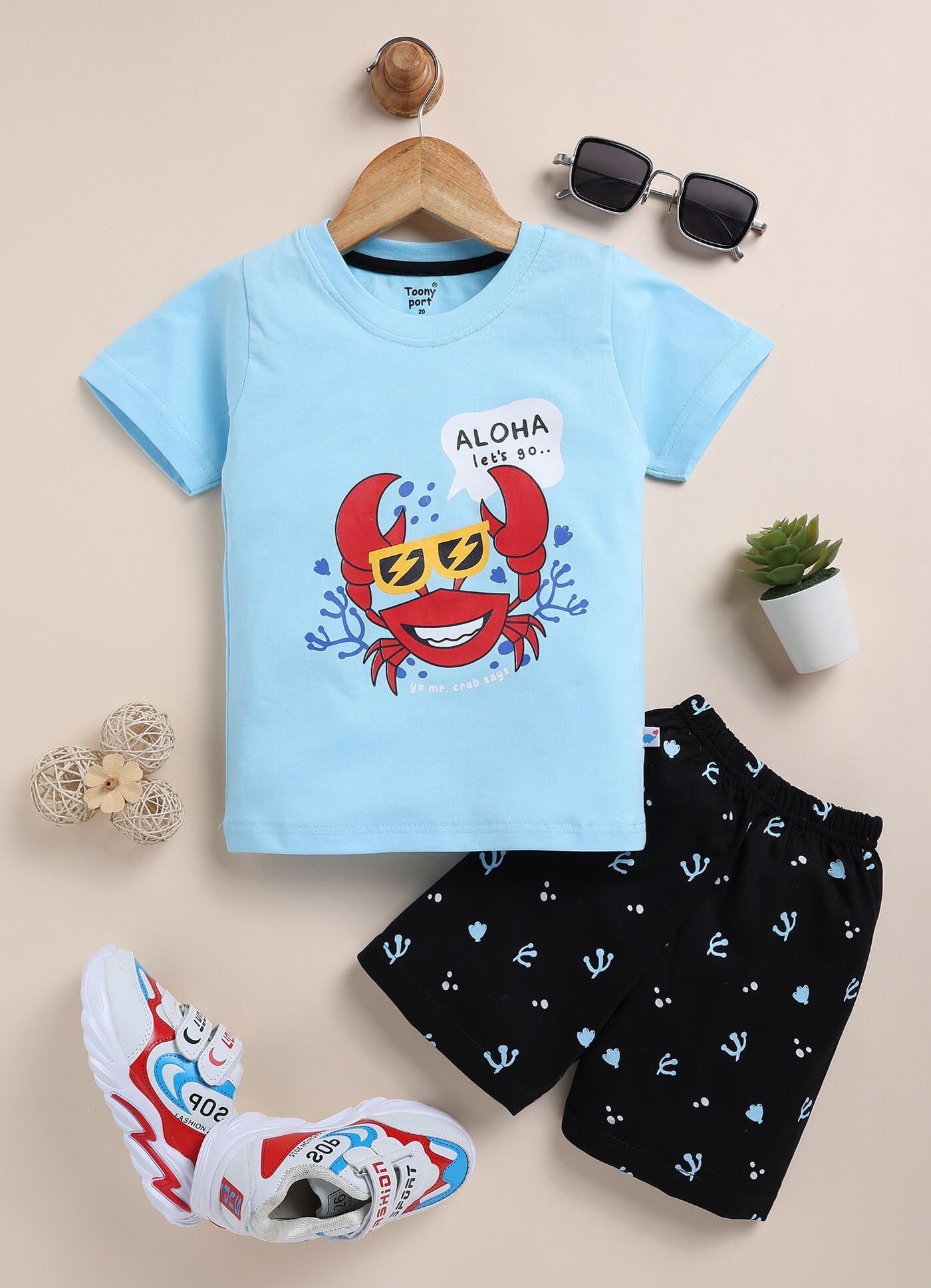 Toonyport Printed Cotton Clothing Sets