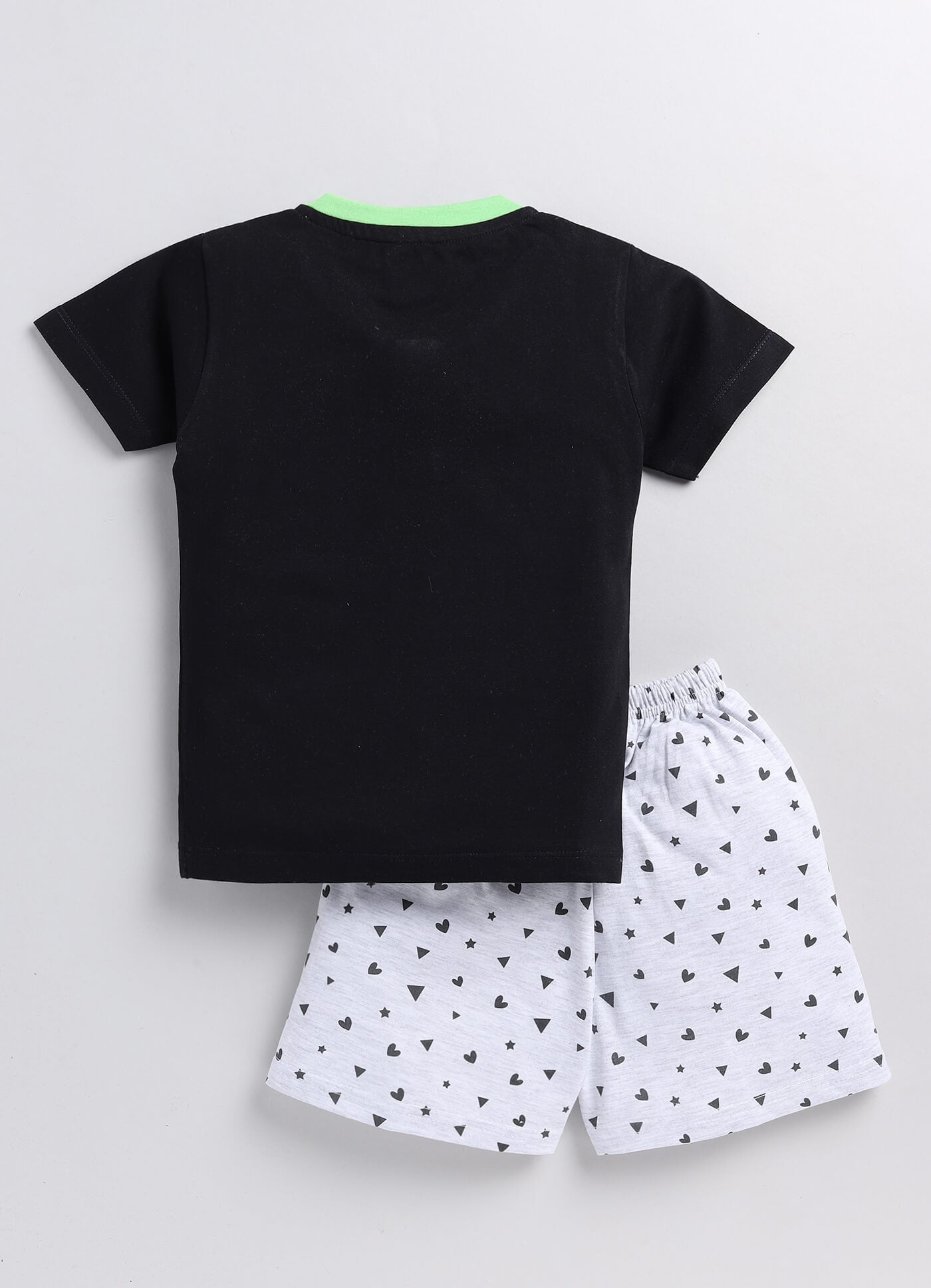 Toonyport Bear Printed Cotton T-Shirt & Shorts Summer Set For Boys