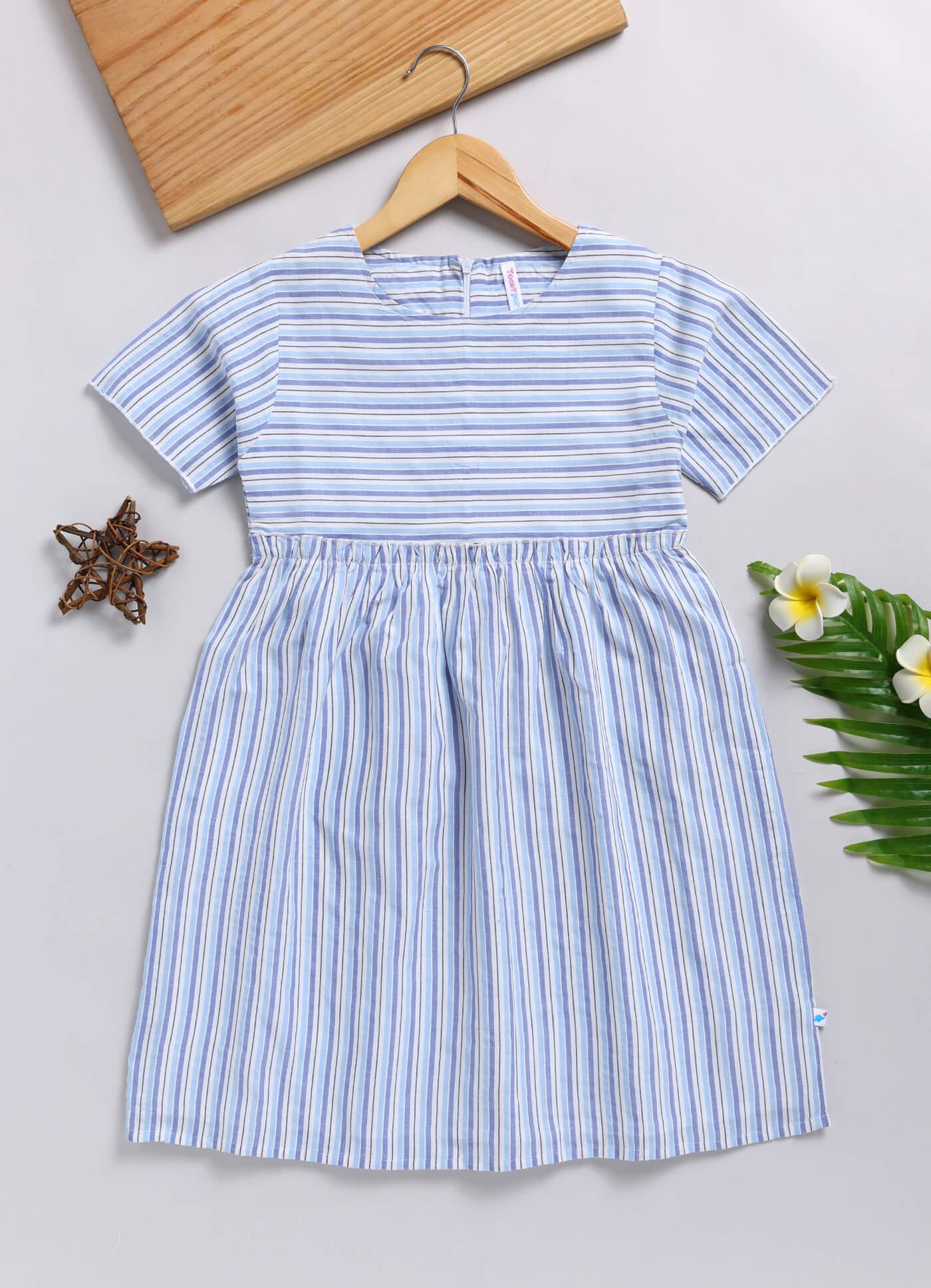 Toonyport Girls Printed Fit & Flare Dress