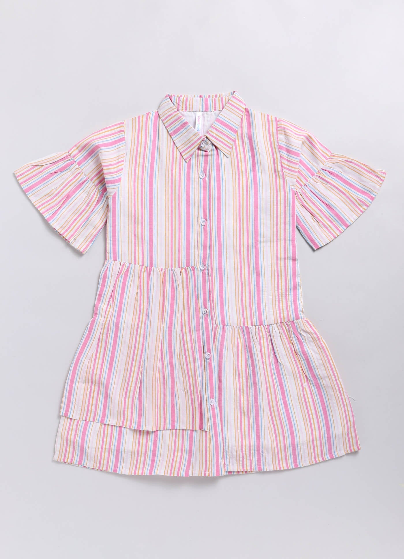 Toonyport Girls Printed Fit & Flare Dress