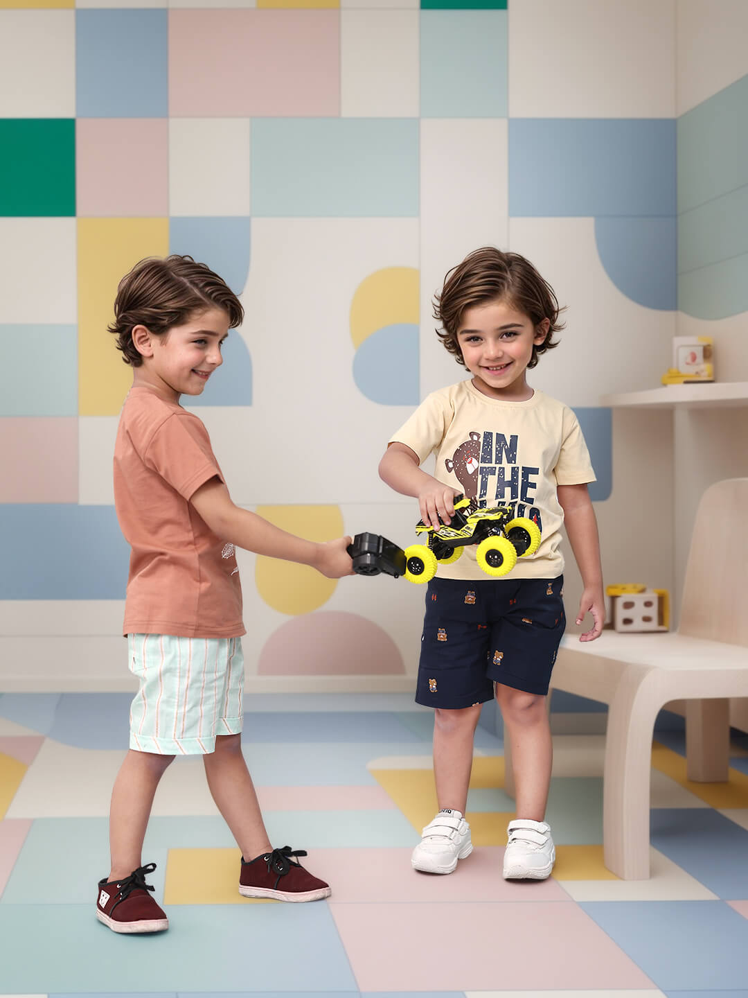 Toonyport Pack Of 2 Pure Cotton Clothing Sets