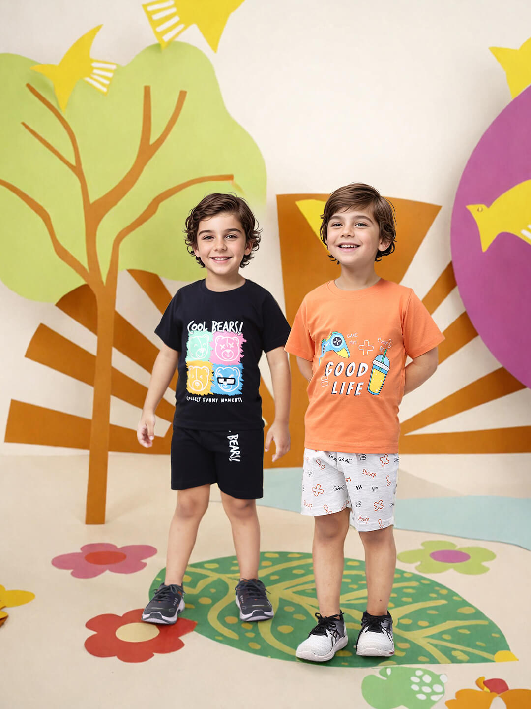 Toonyport Pack Of 2 Pure Cotton Clothing Sets