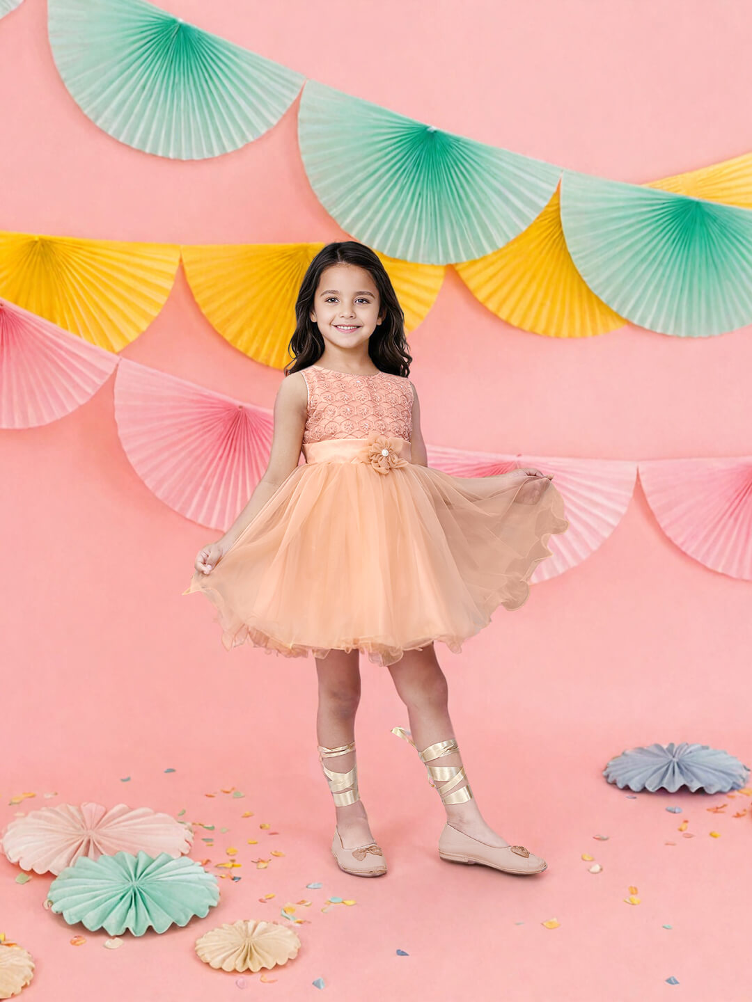 Toonyport Enchanted Princess Flared Party Dress