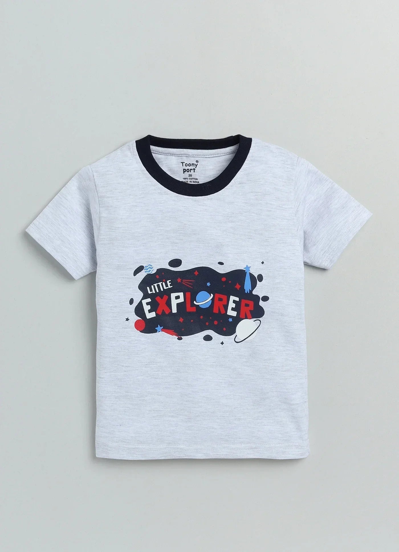 Toonyport Pure Cotton T-shirt with Shorts & Suspender For Boys