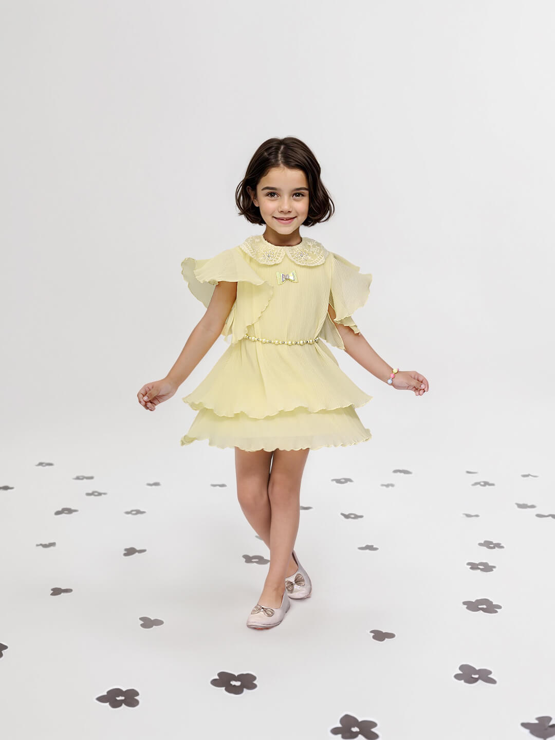 Toonyport Printed Fit and Flare Frocks for Girls